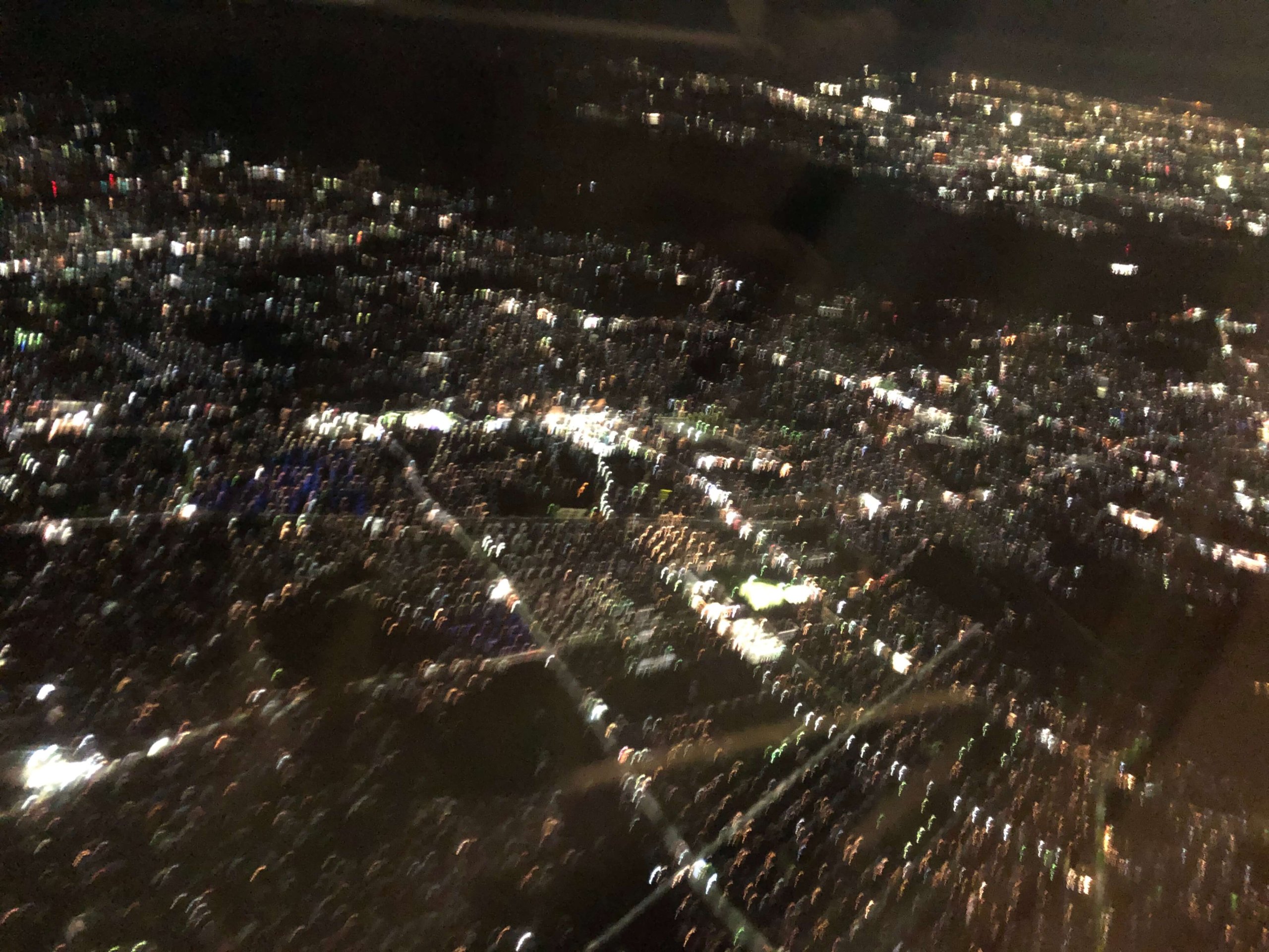 飛行機からの景色