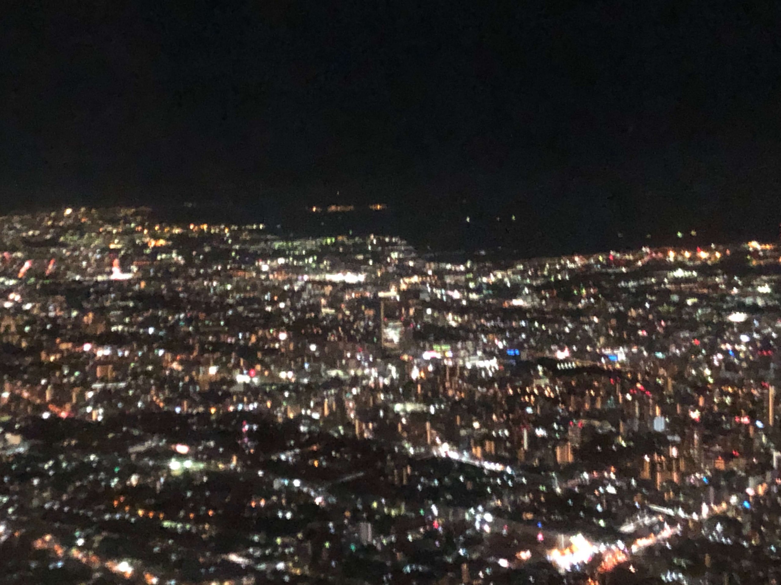 飛行機からの景色