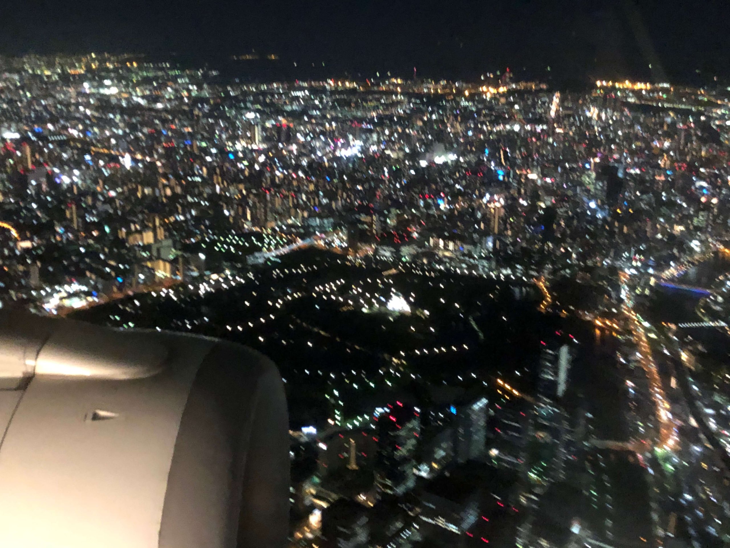 飛行機からの景色
