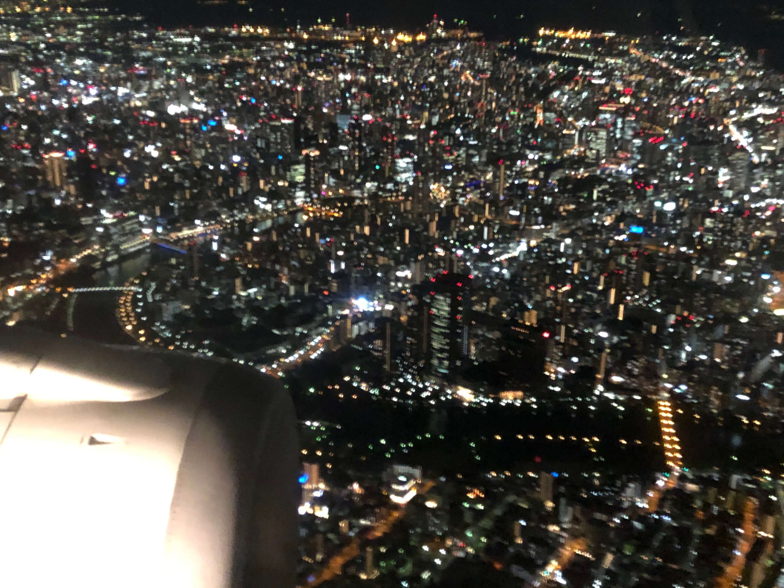 飛行機からの景色