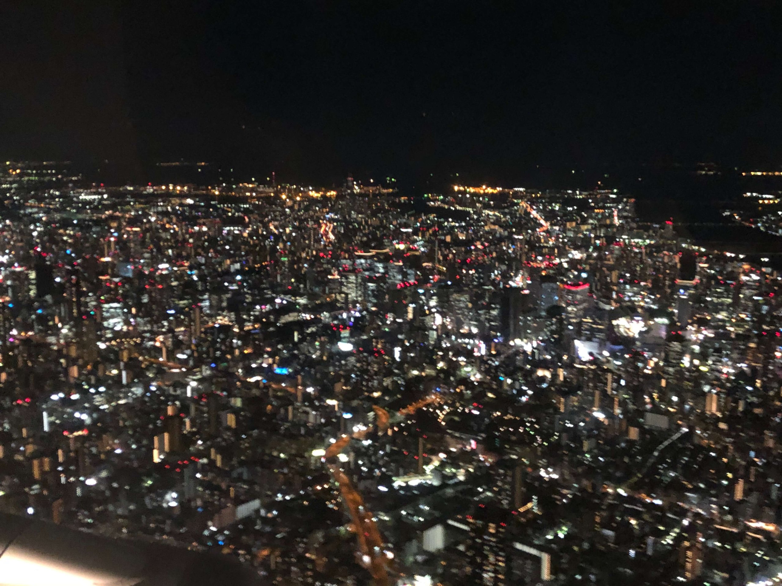 飛行機からの景色