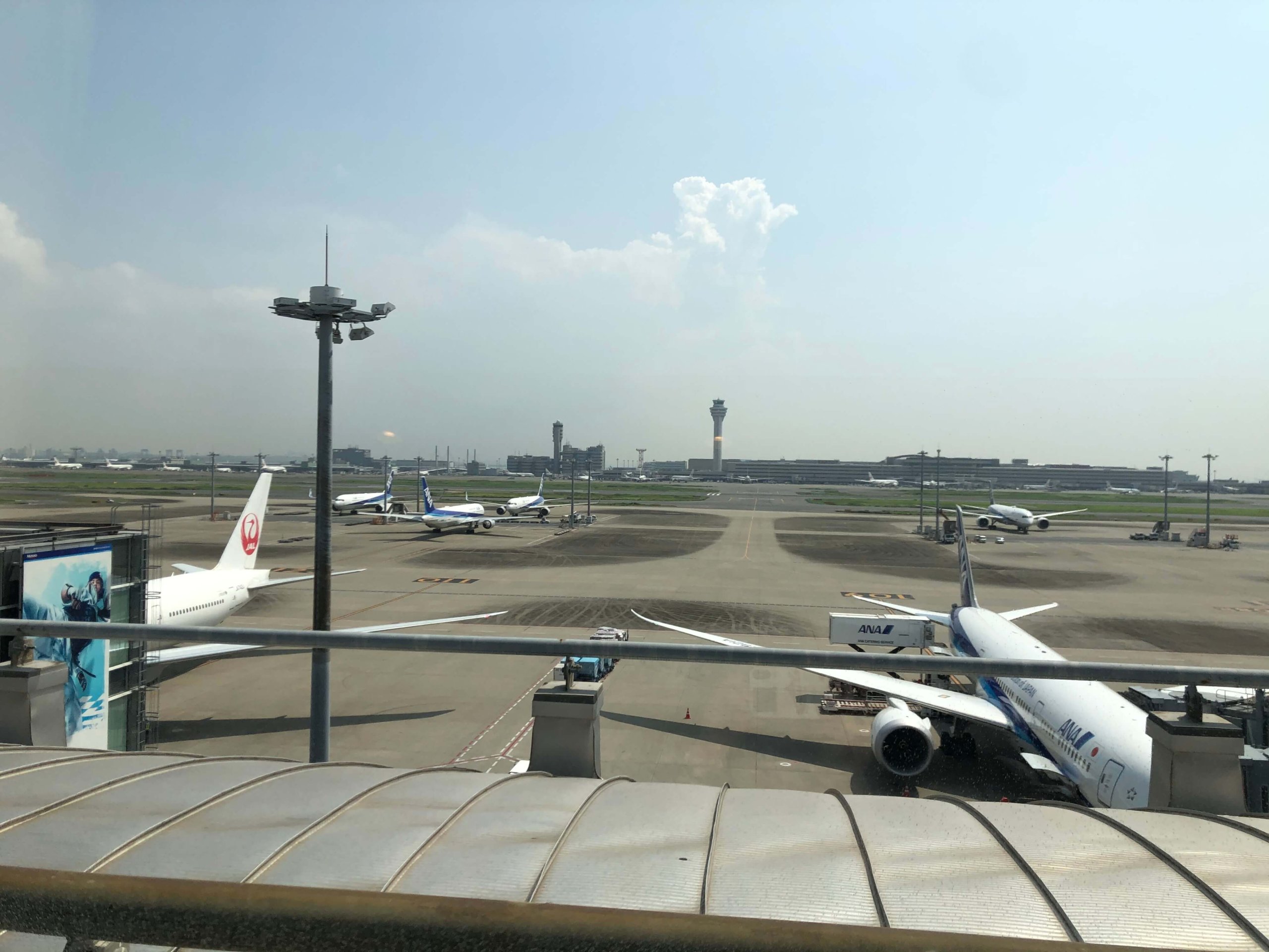 スイートラウンジからの景色