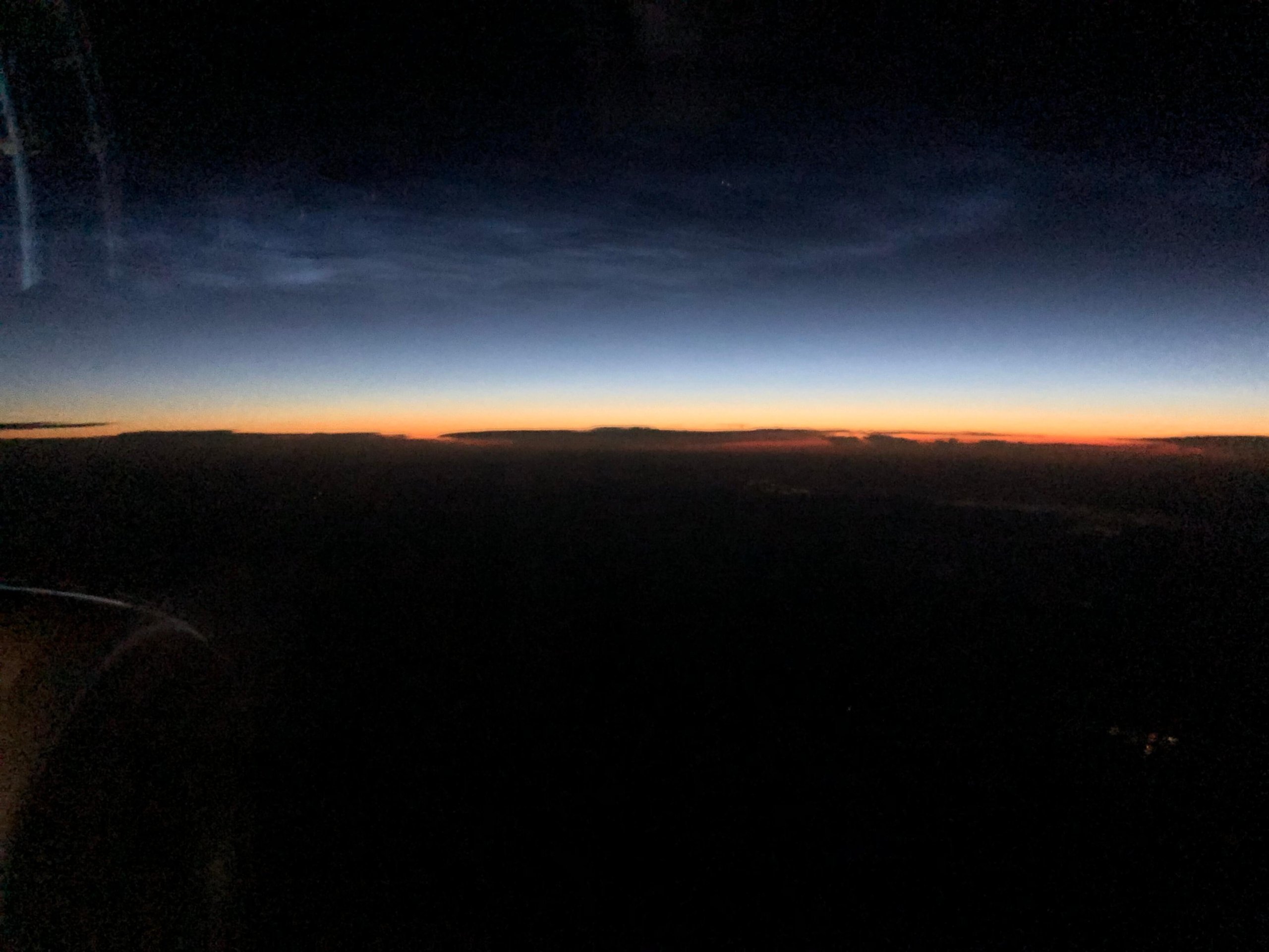 飛行機からの景色