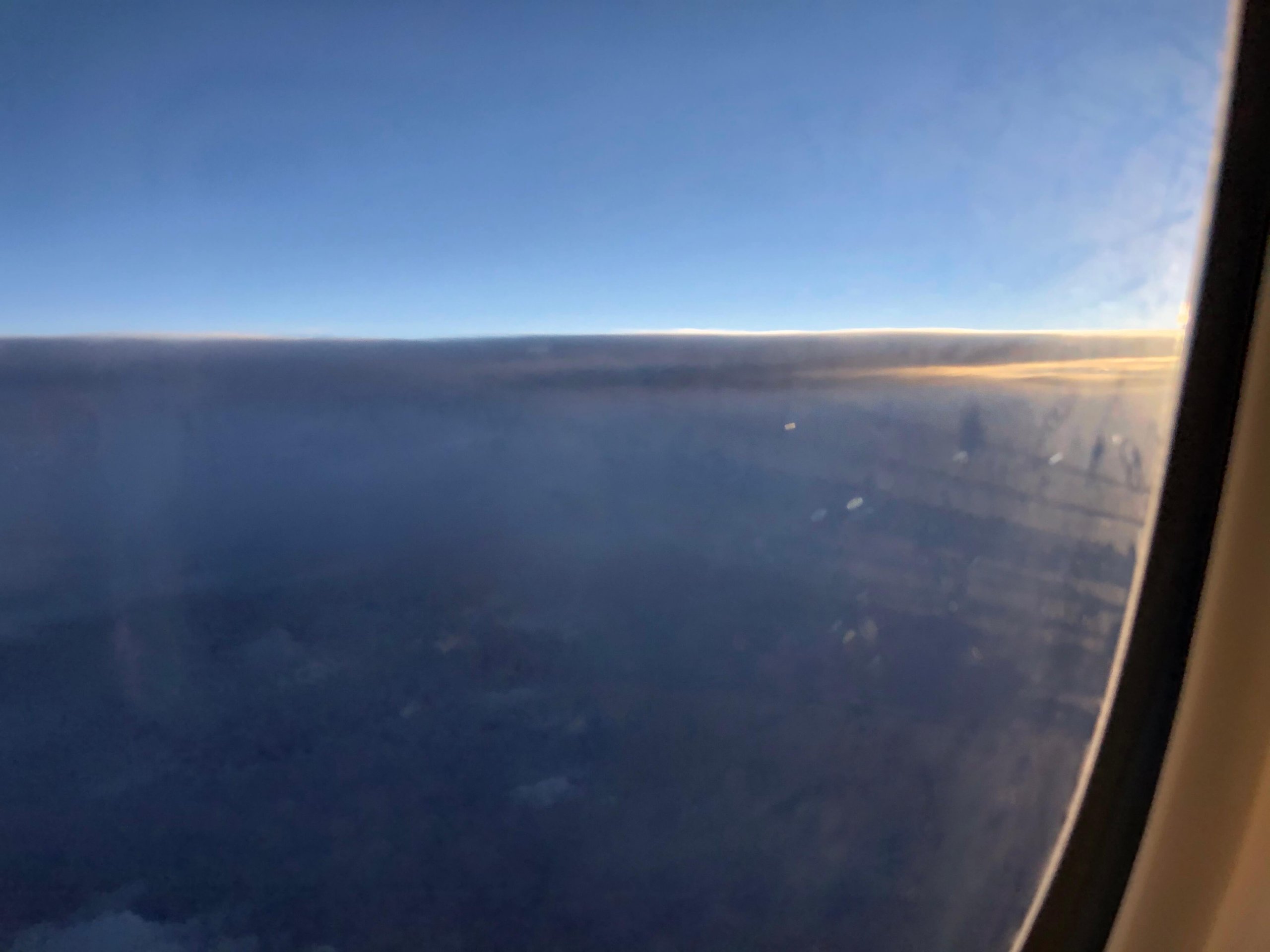 飛行機からの景色