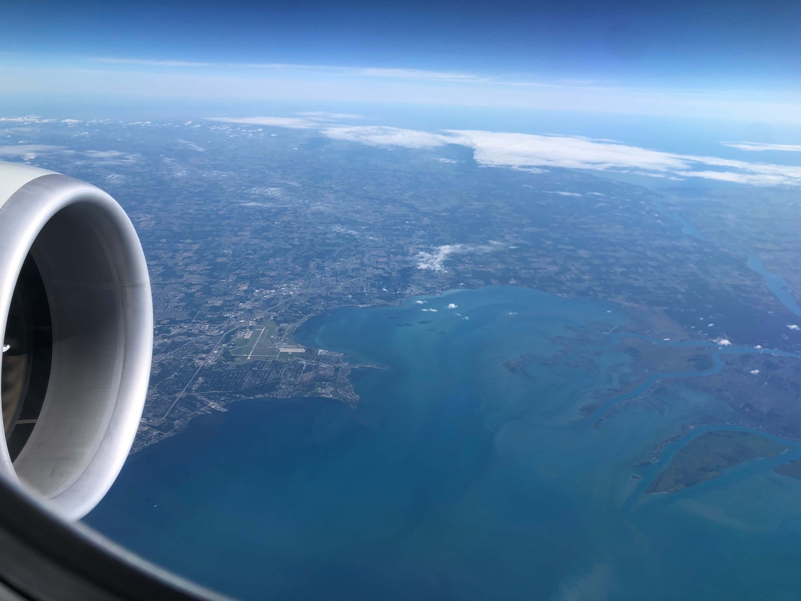 飛行機からの景色