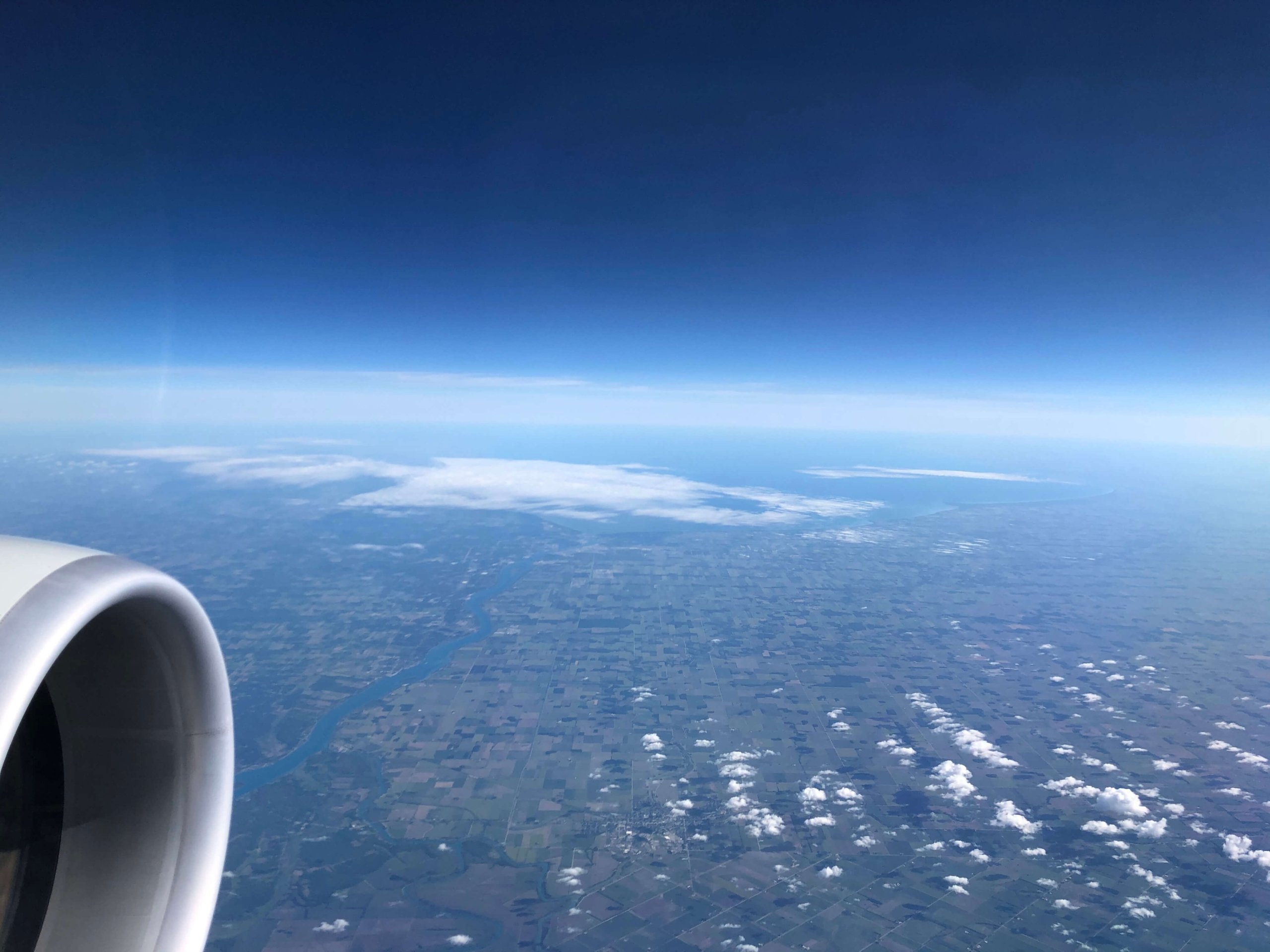 飛行機からの景色