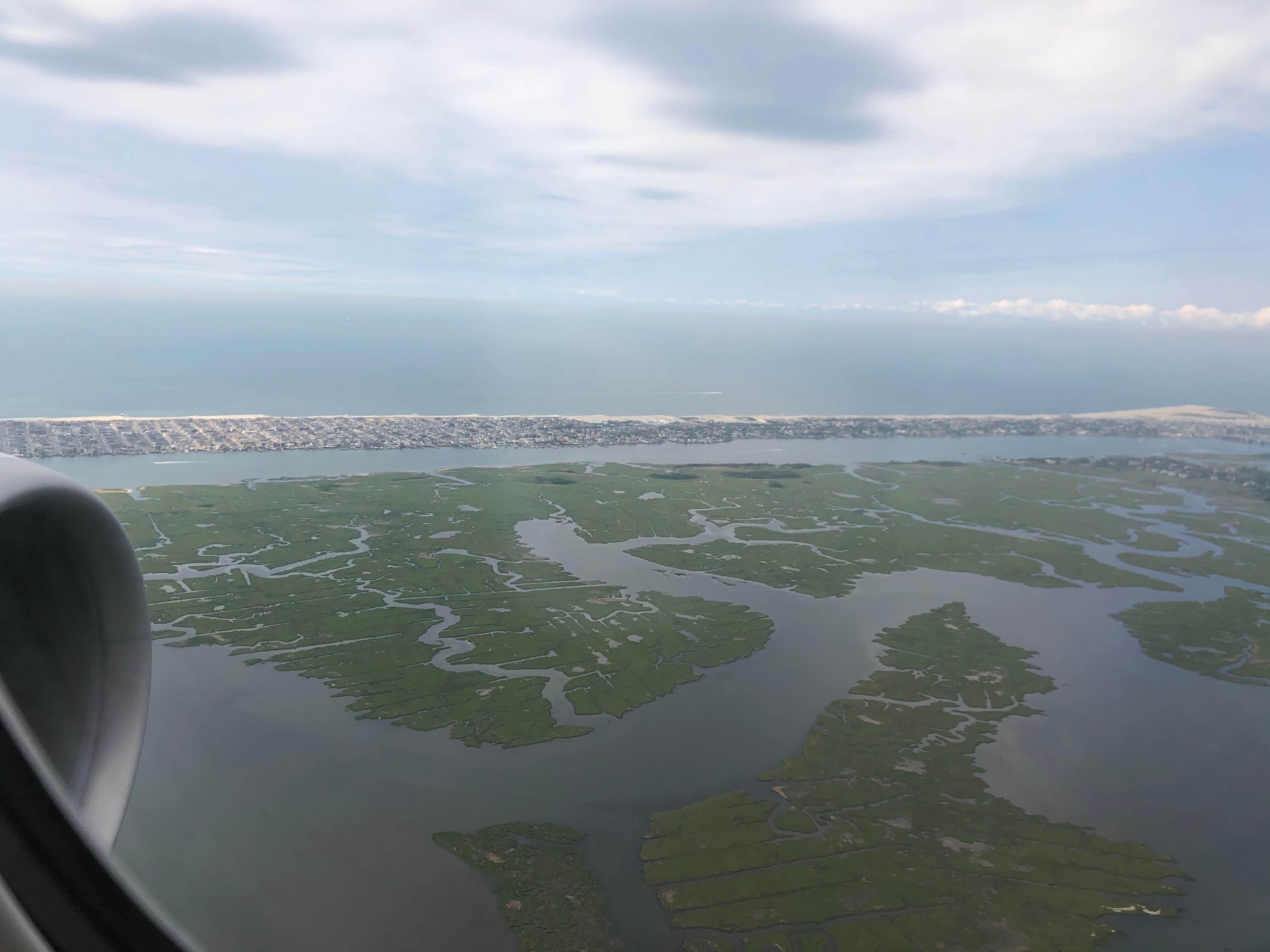 飛行機からの景色