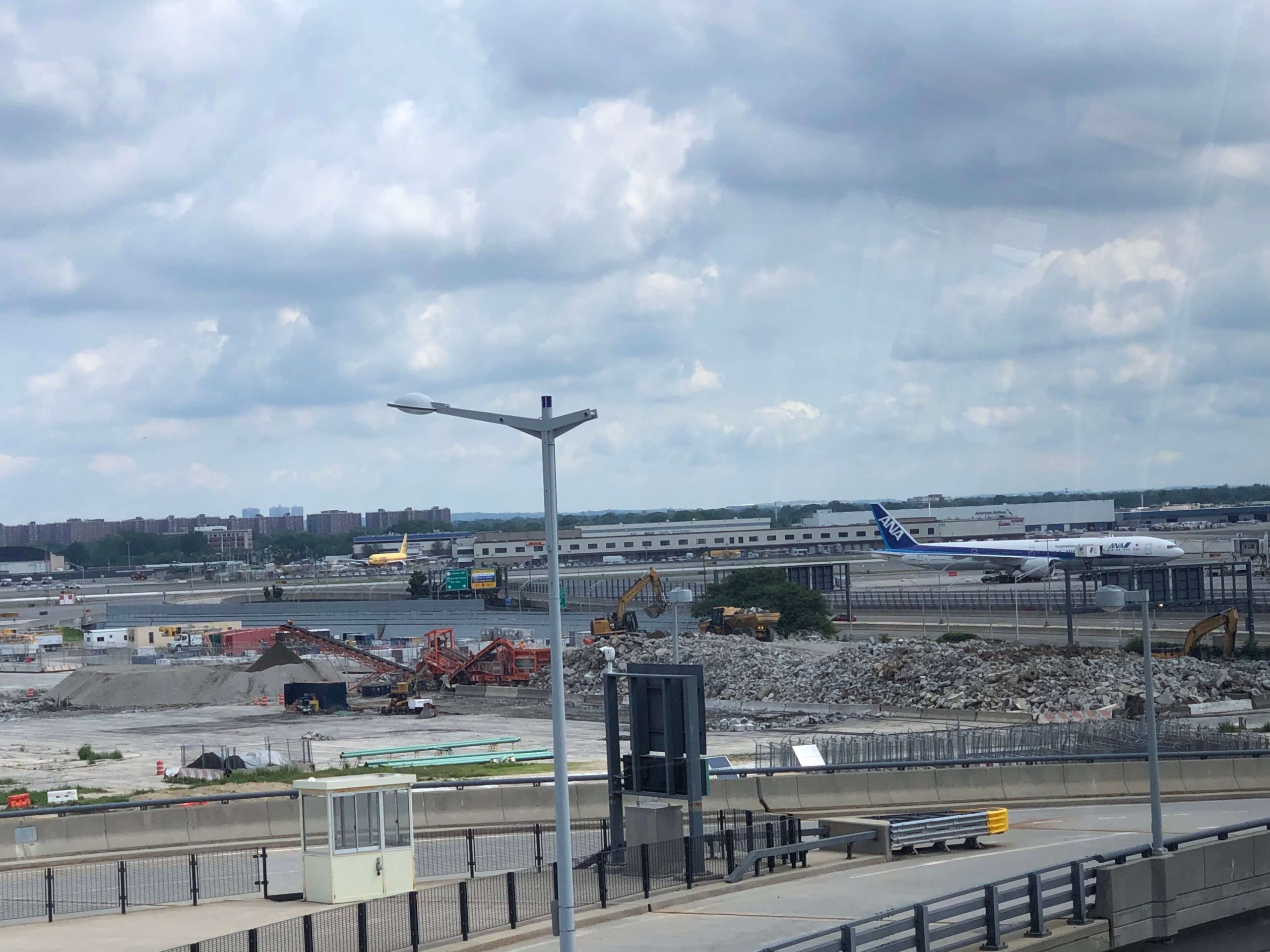 乗ってきたANA機