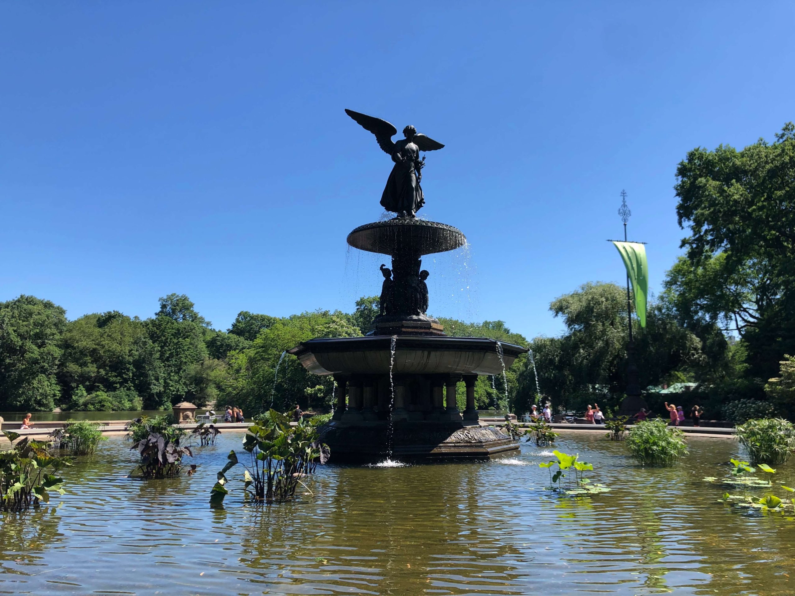 セントラルパーク・ベセズダの噴水