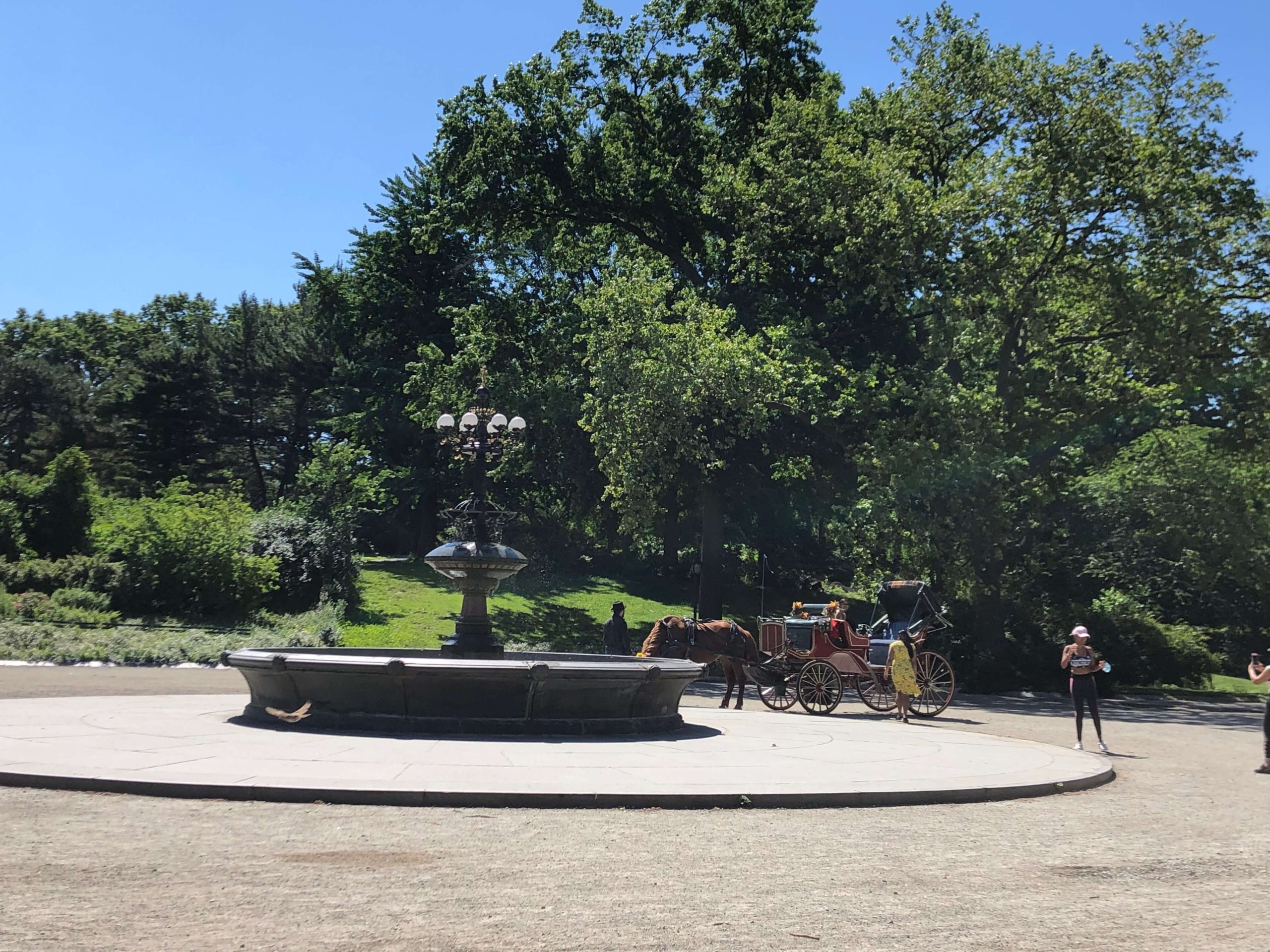 セントラルパーク・チェリーヒル噴水