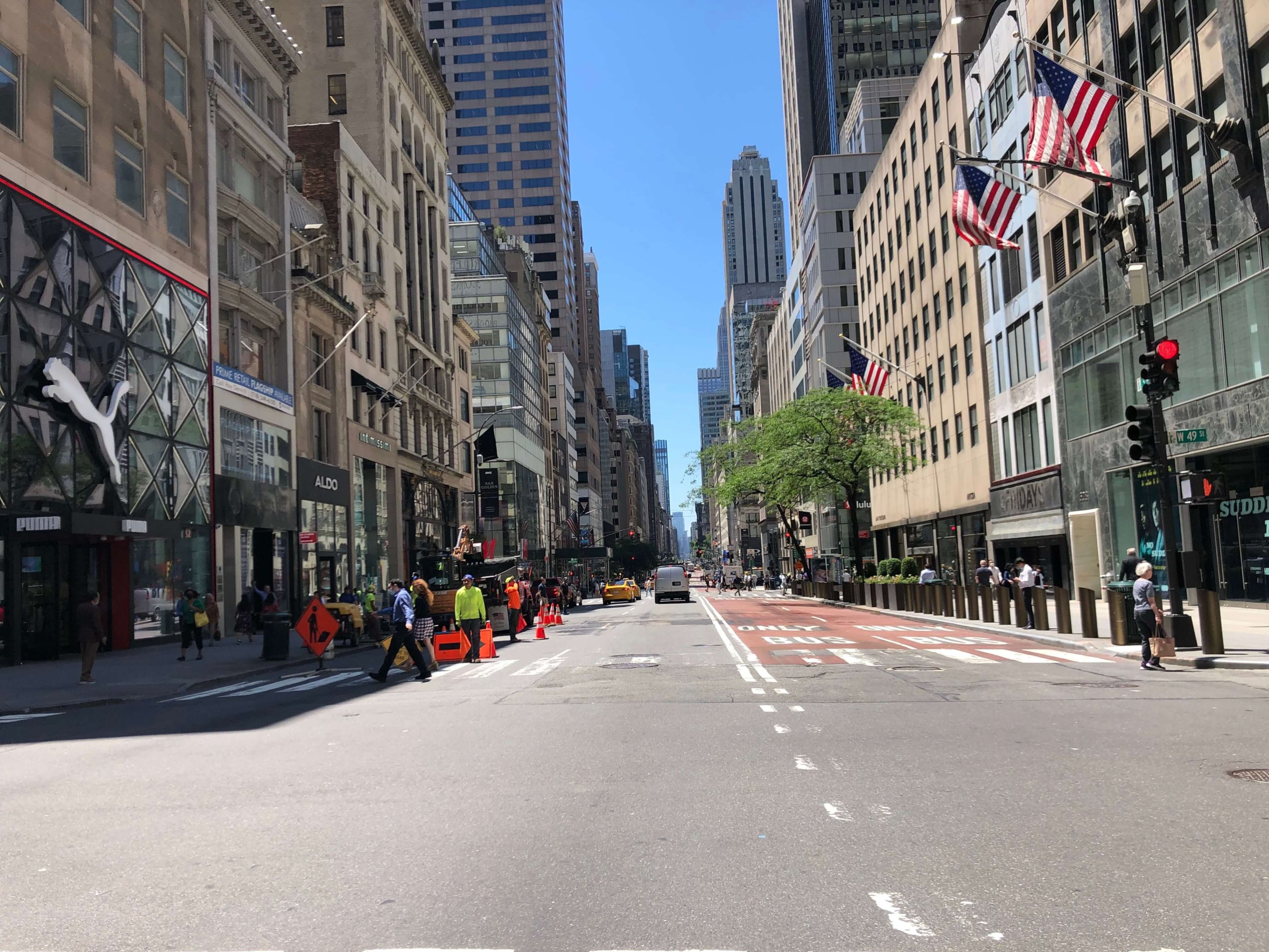 ニューヨークの街並み