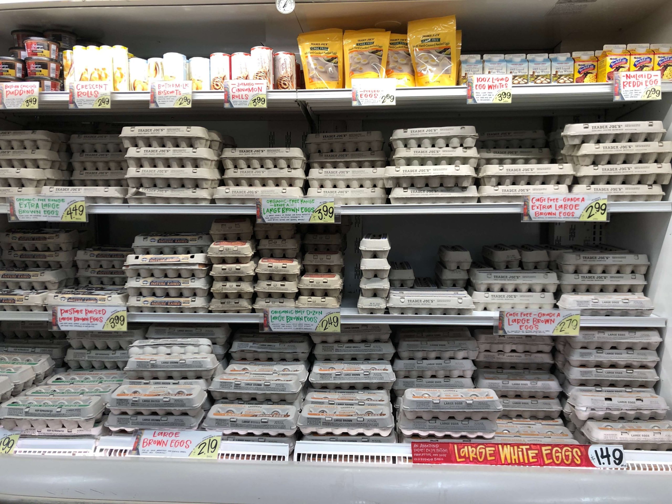 トレーダージョーズ卵売り場