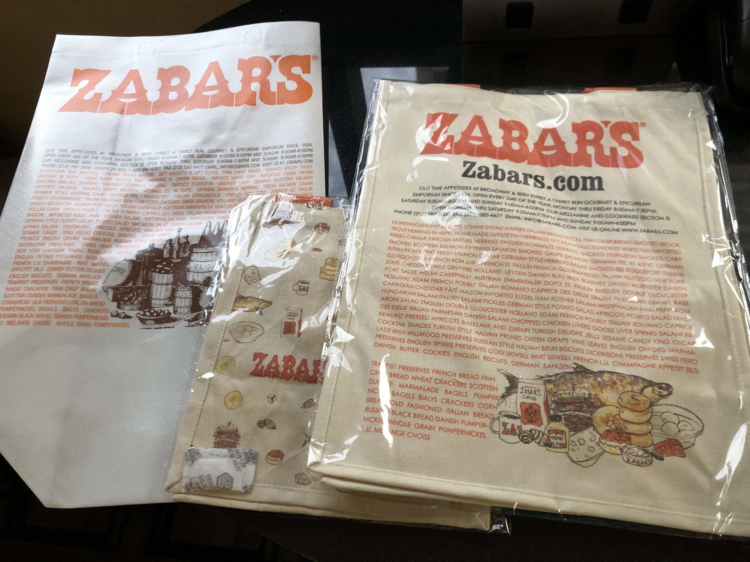 ZABAR'Sバッグ