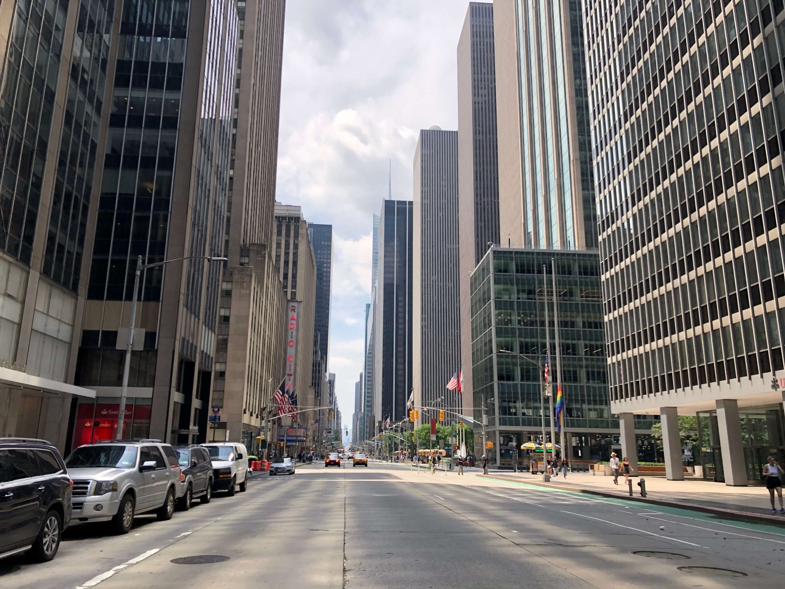 ニューヨークの街並み