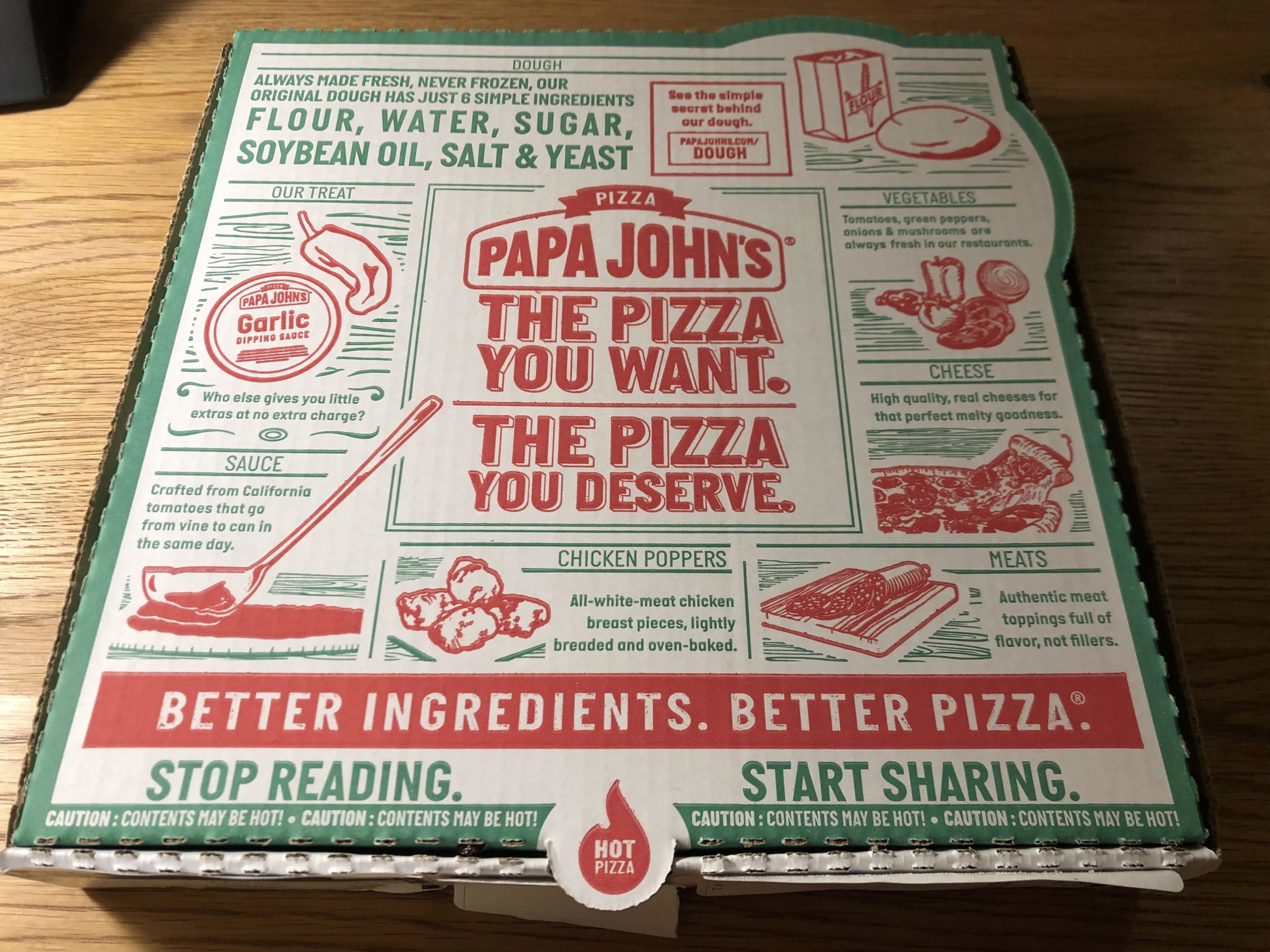 パパジョーンズピザ