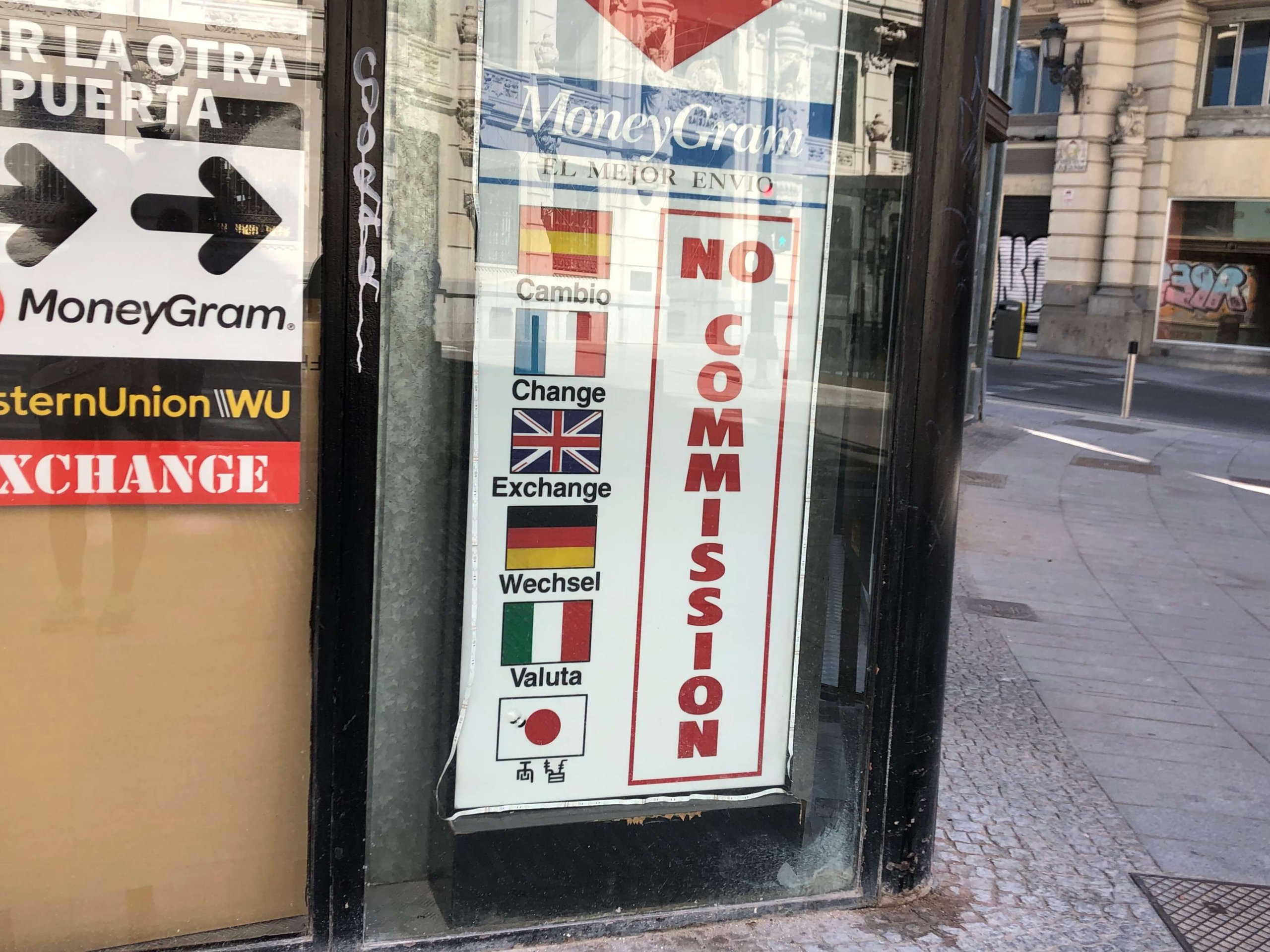 マドリードの両替屋
