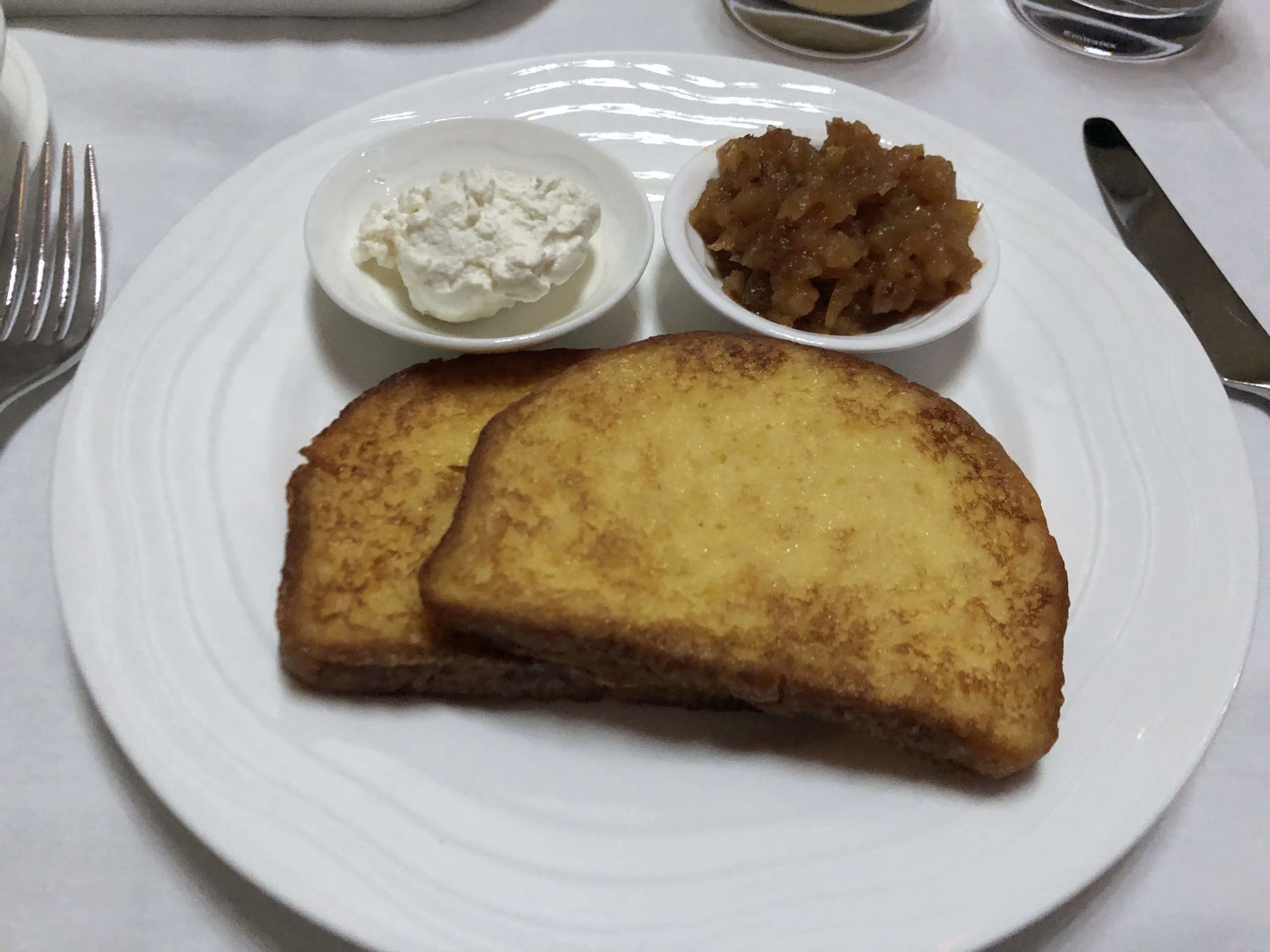 エミレーツ航空・朝食
