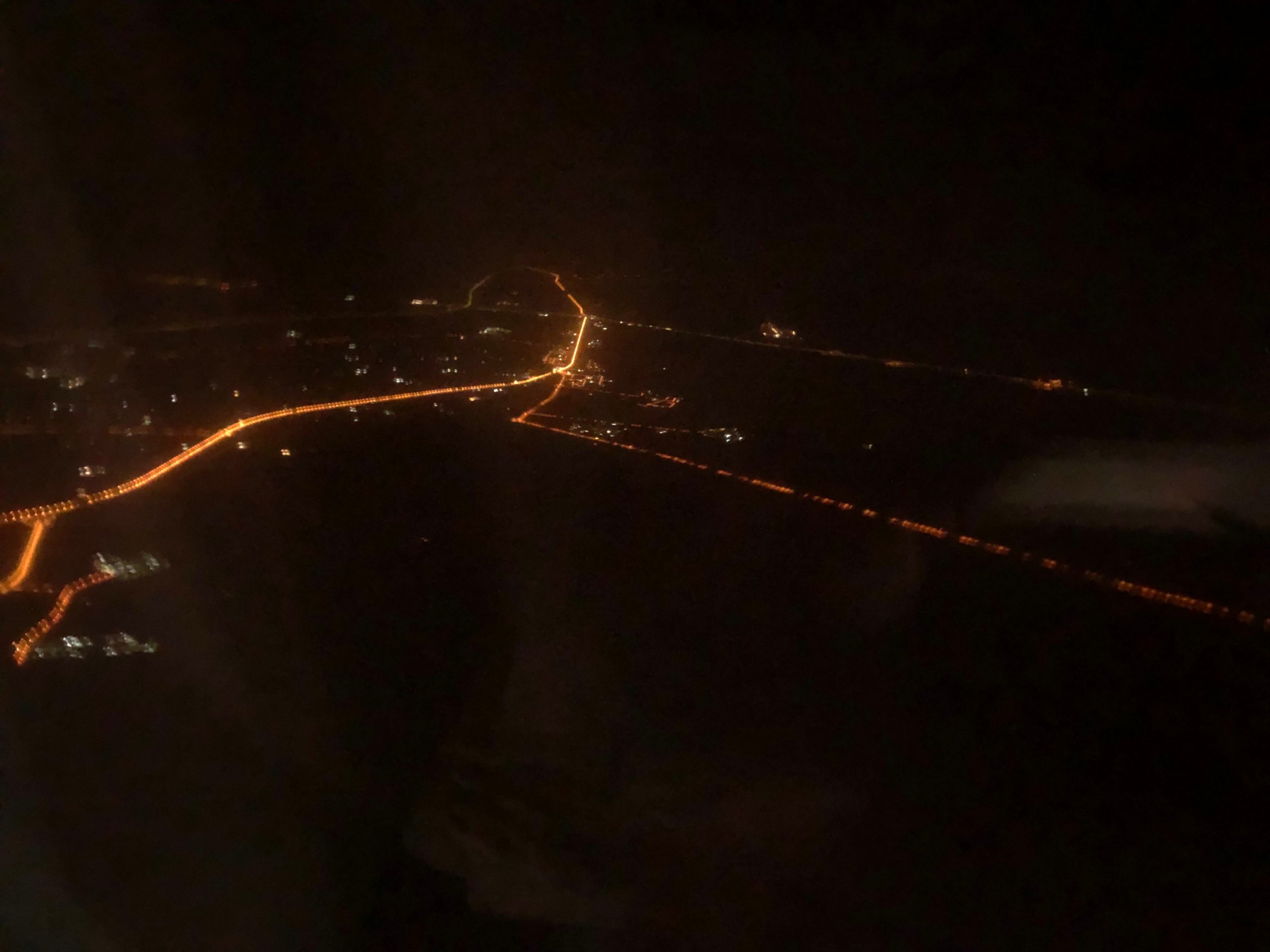 飛行機からの景色