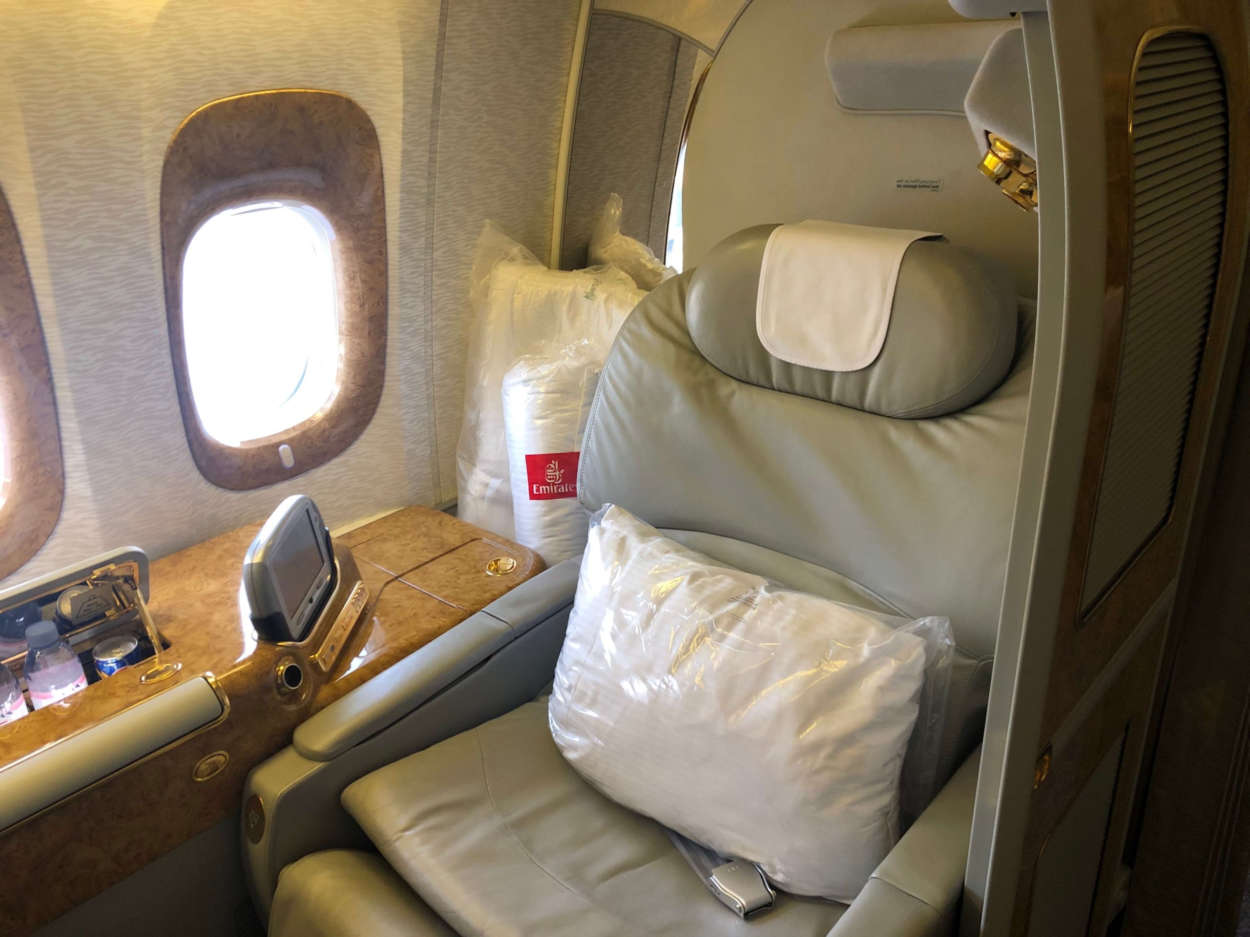エミレーツ航空・ファーストクラス座席