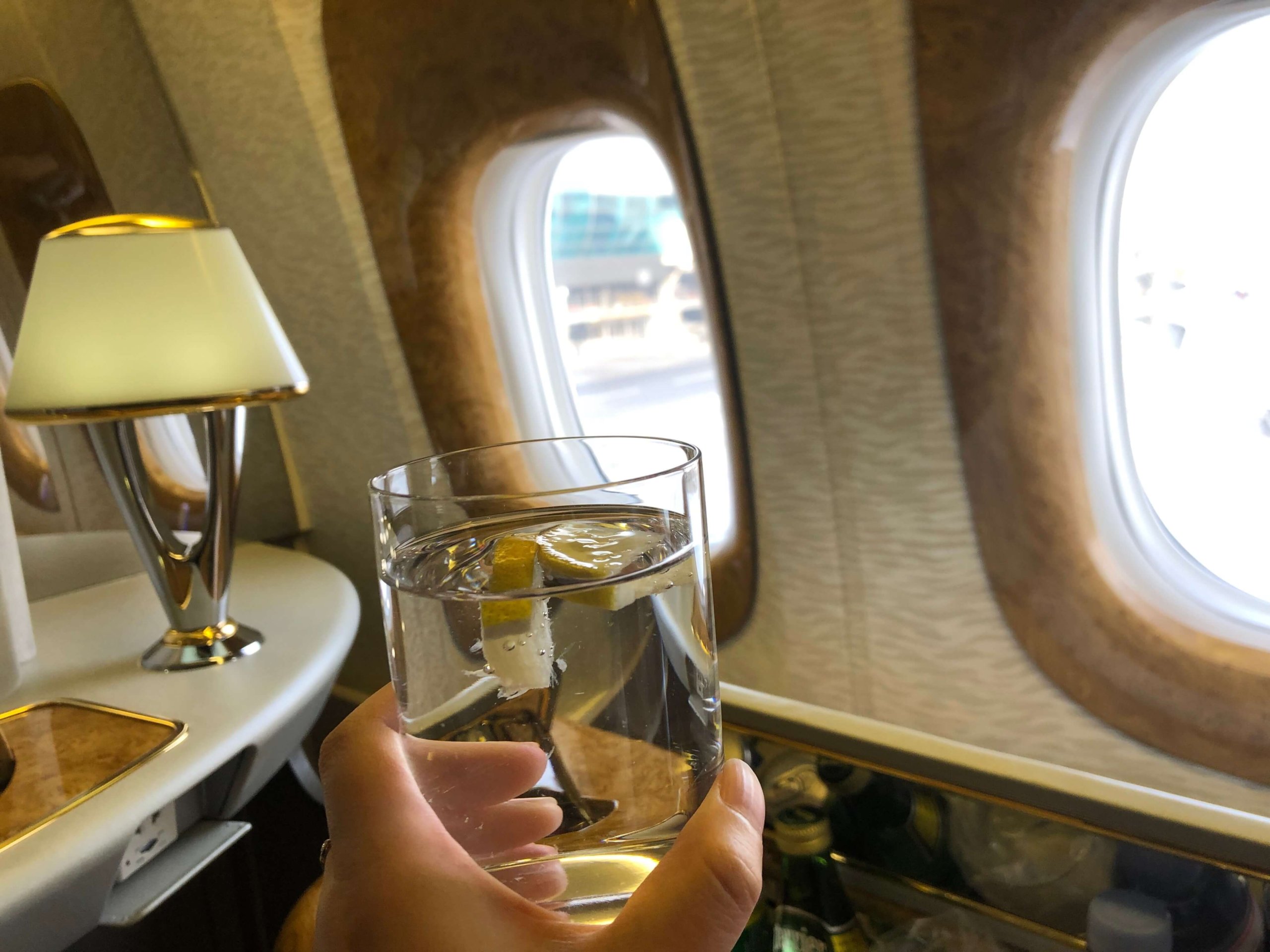 エミレーツ航空・ウェルカムドリンク