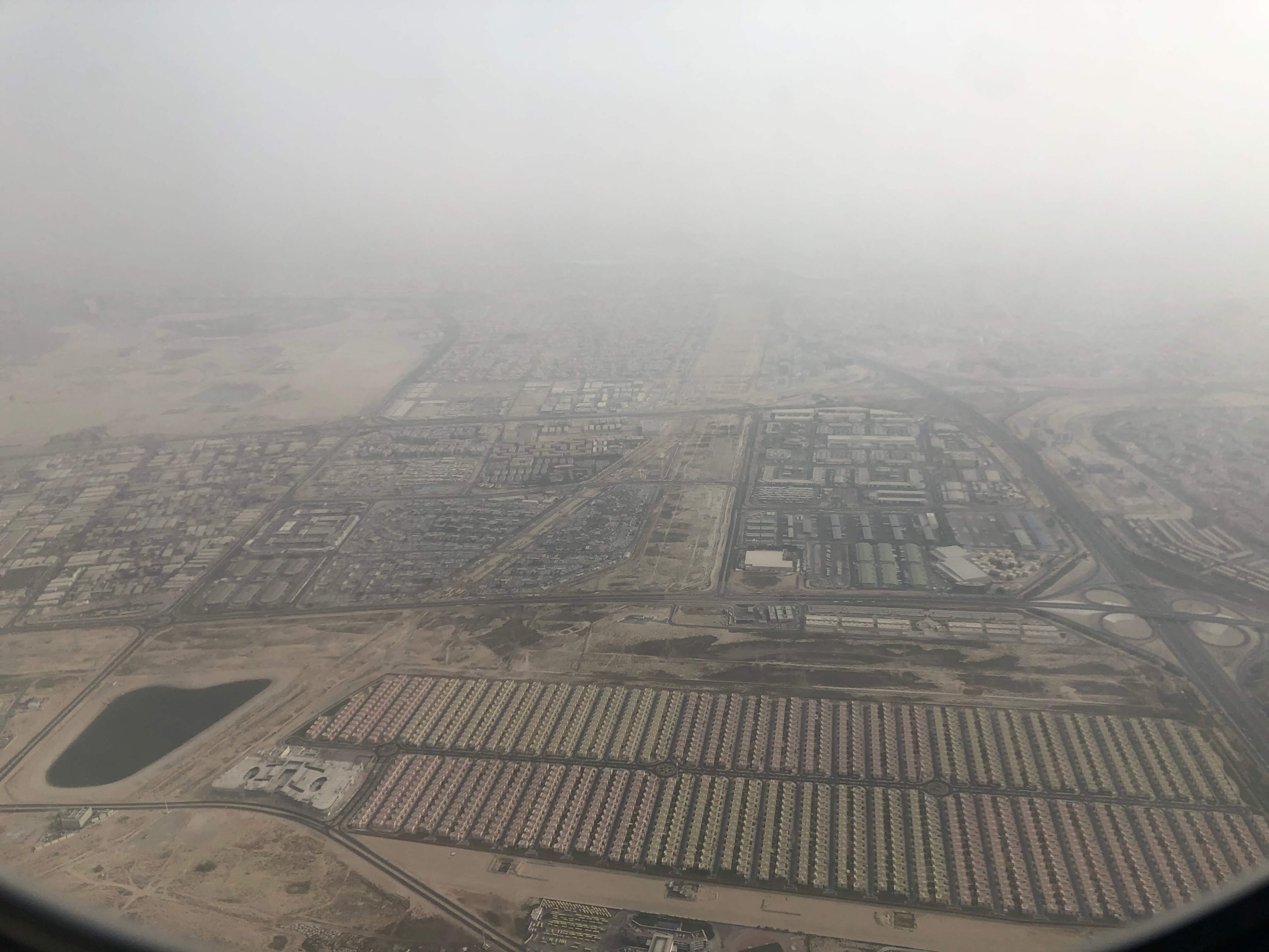 飛行機からの景色