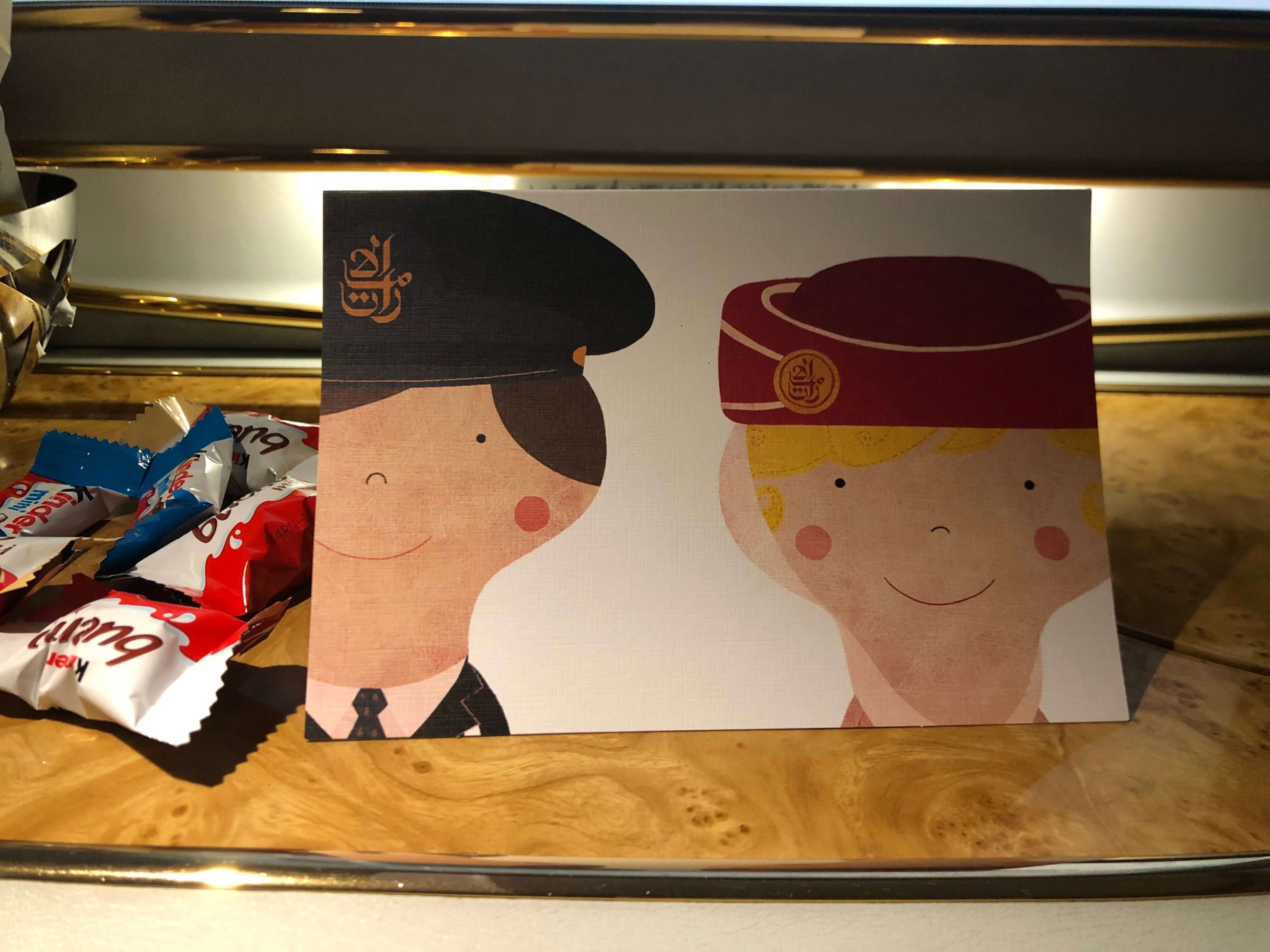 エミレーツ航空・メッセージカード