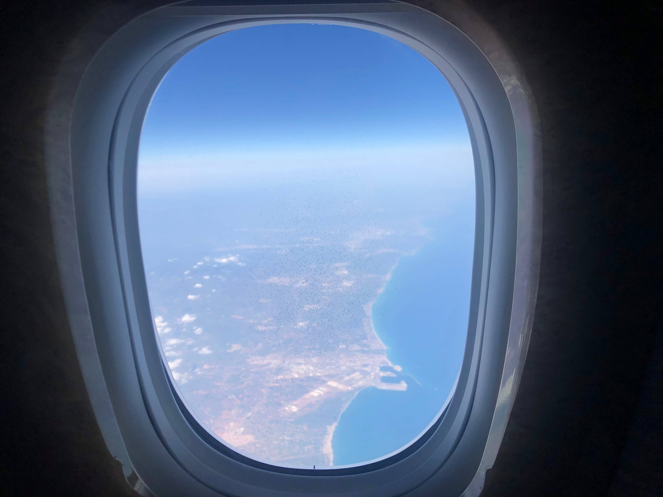 飛行機からの景色