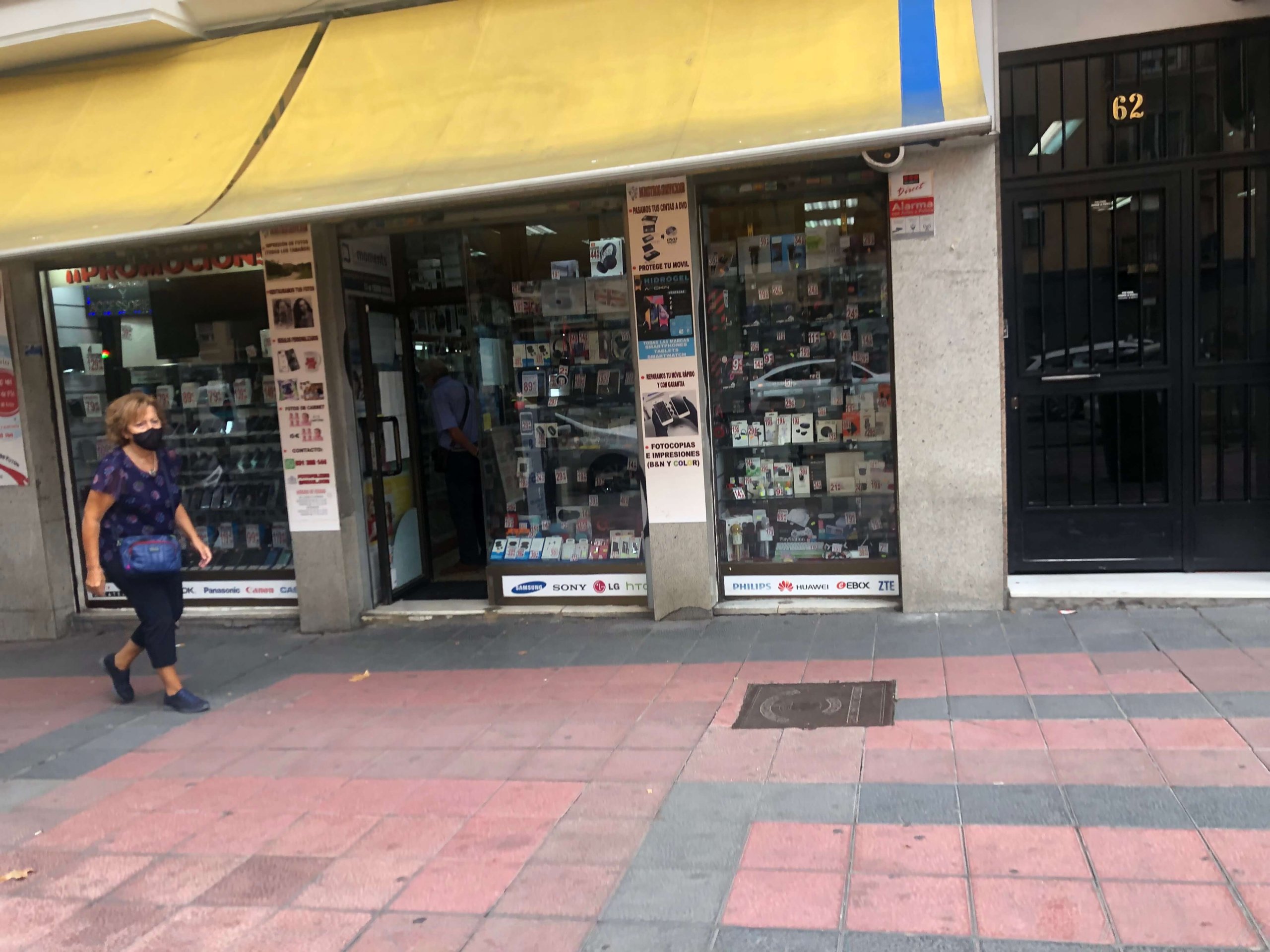 マドリードのカメラ屋さん