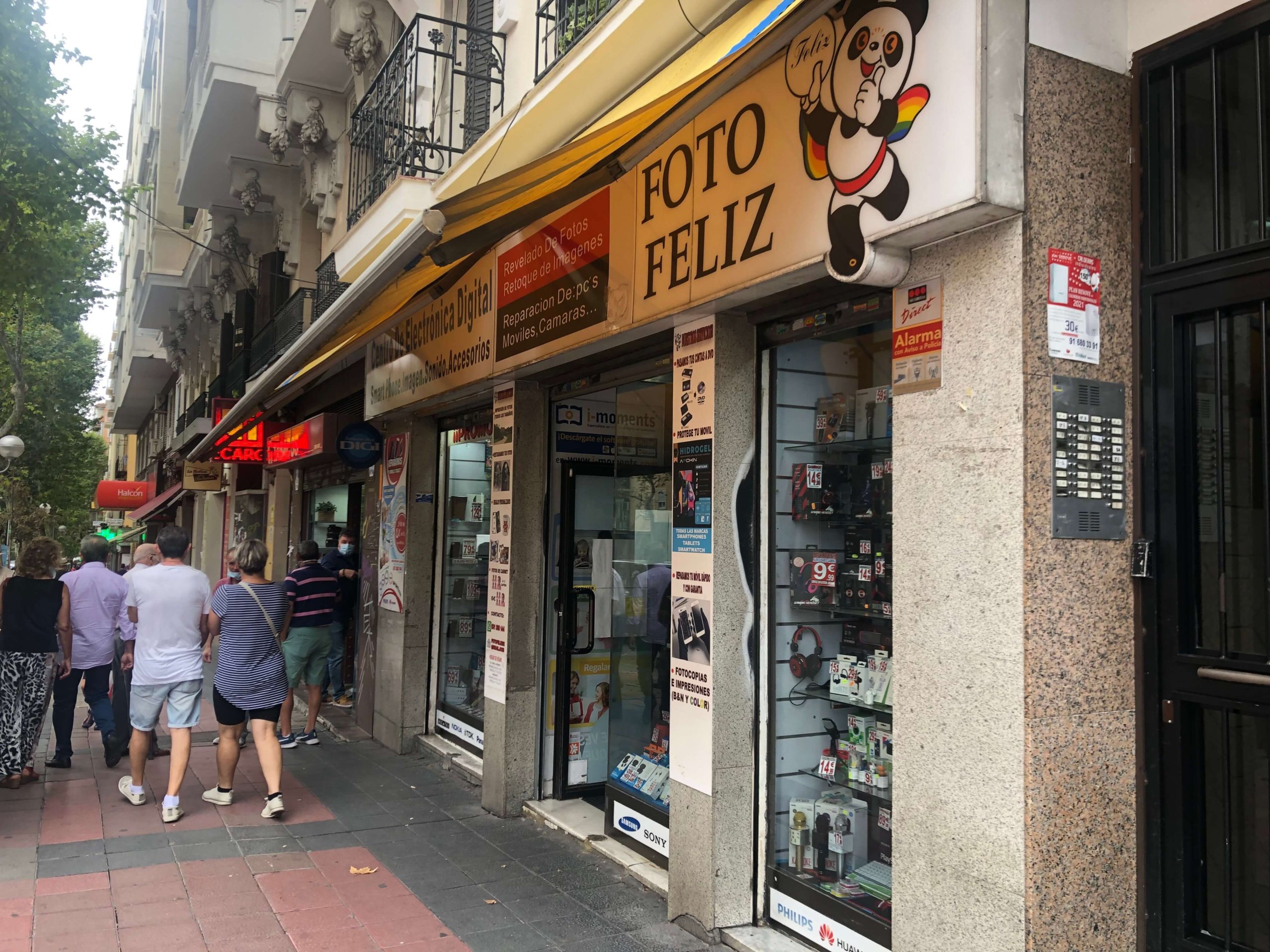 マドリードのカメラ屋さん