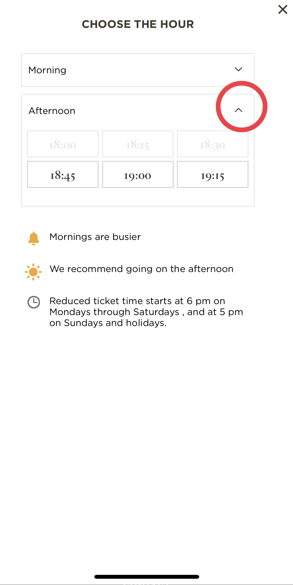 プラド美術館予約画面