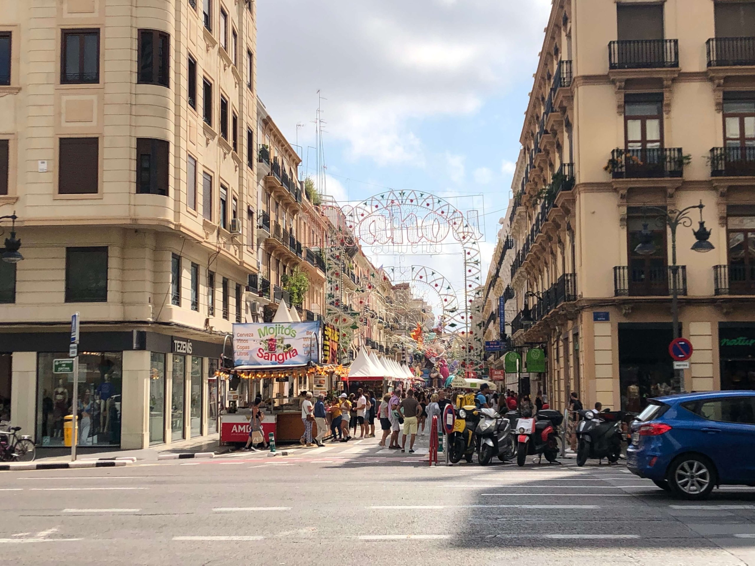 Nord駅近くの通り