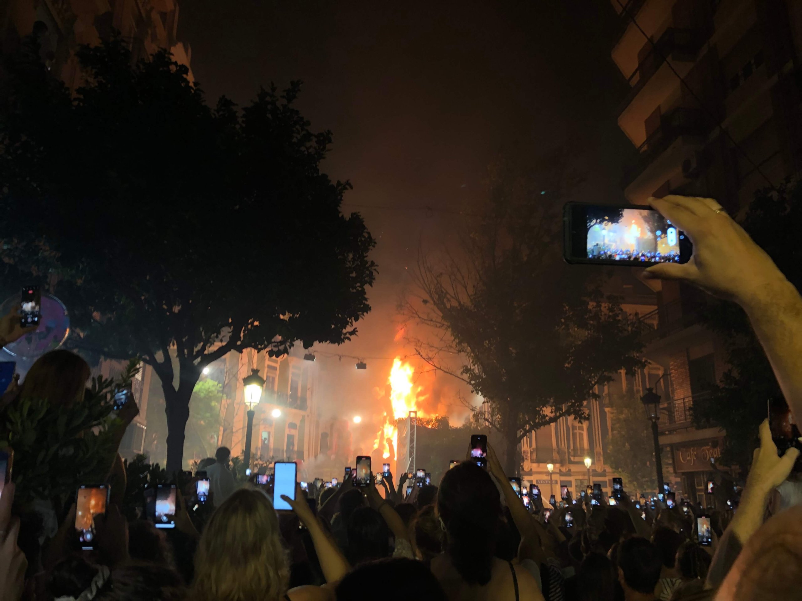 Las fallas cremá