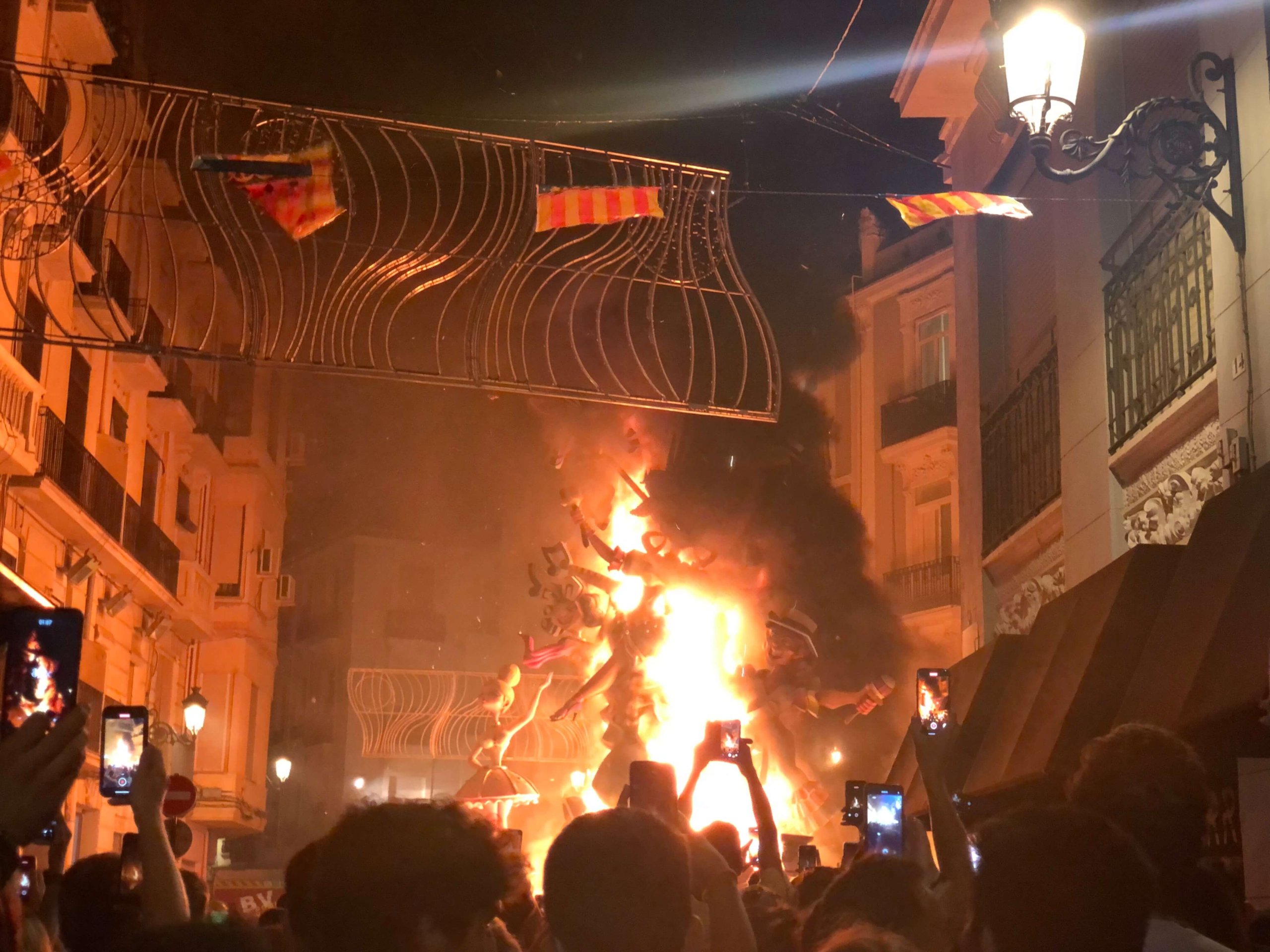 Las fallas cremá