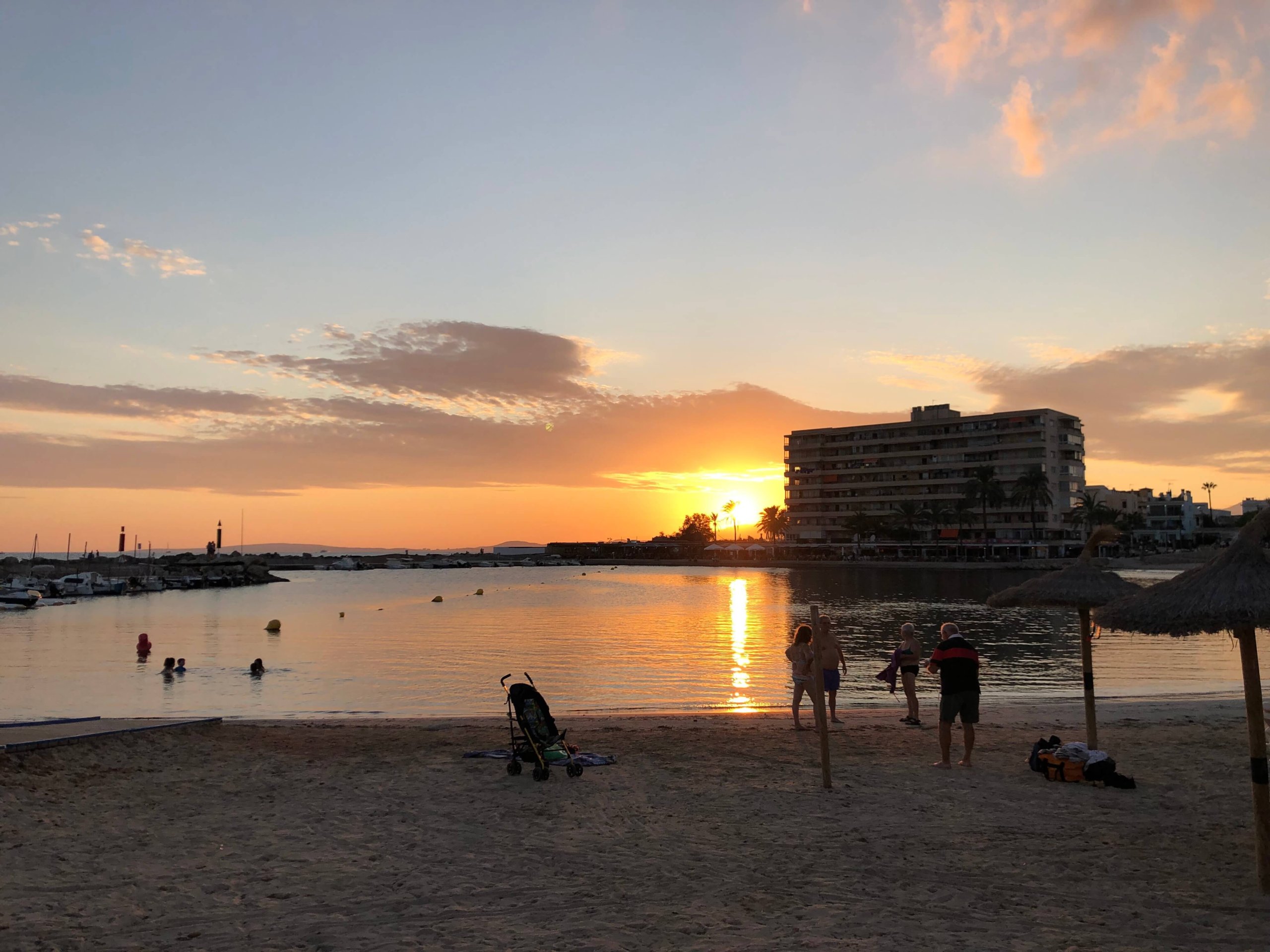 マヨルカ島の夕日