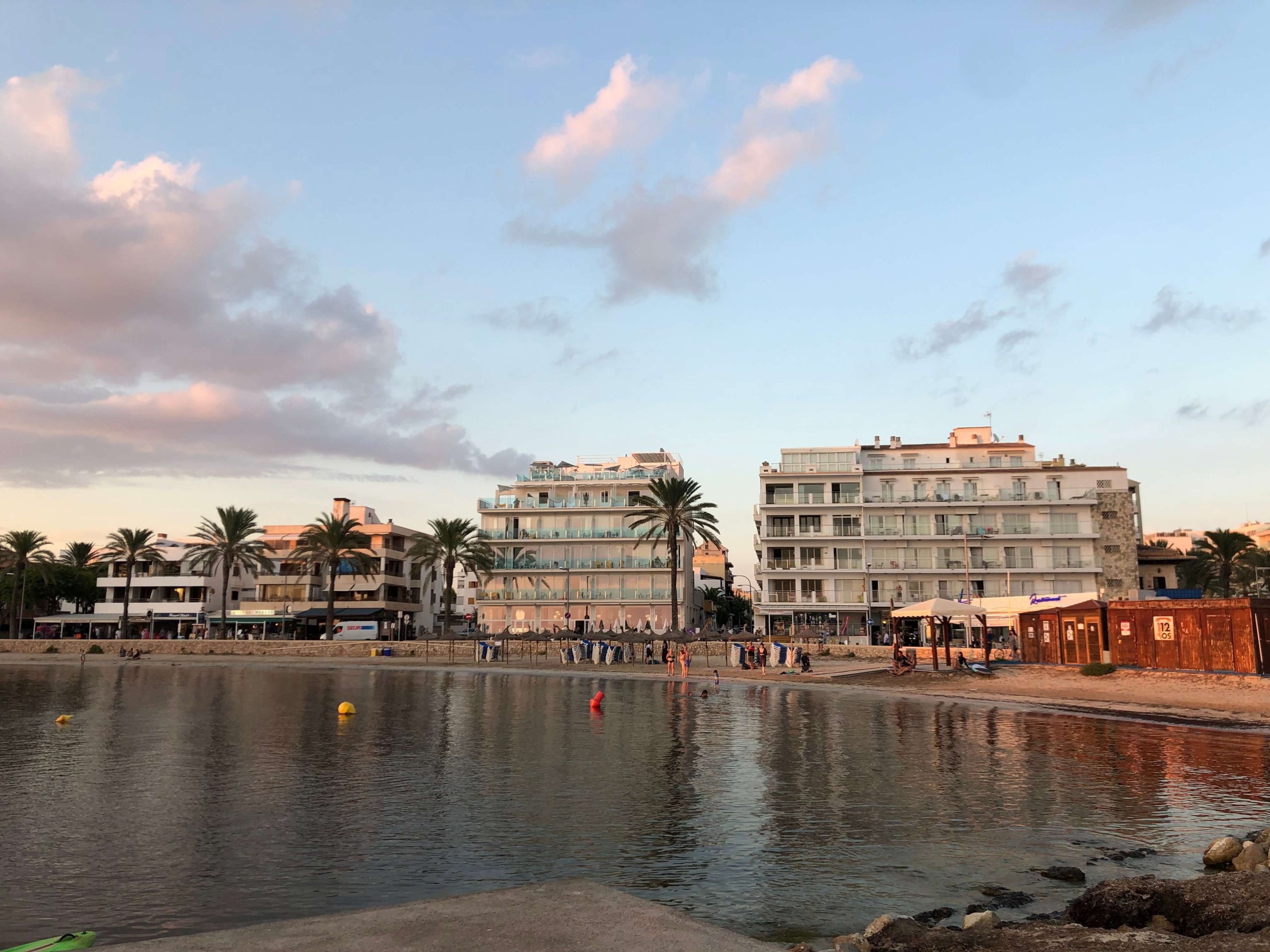 マヨルカ島の夕日