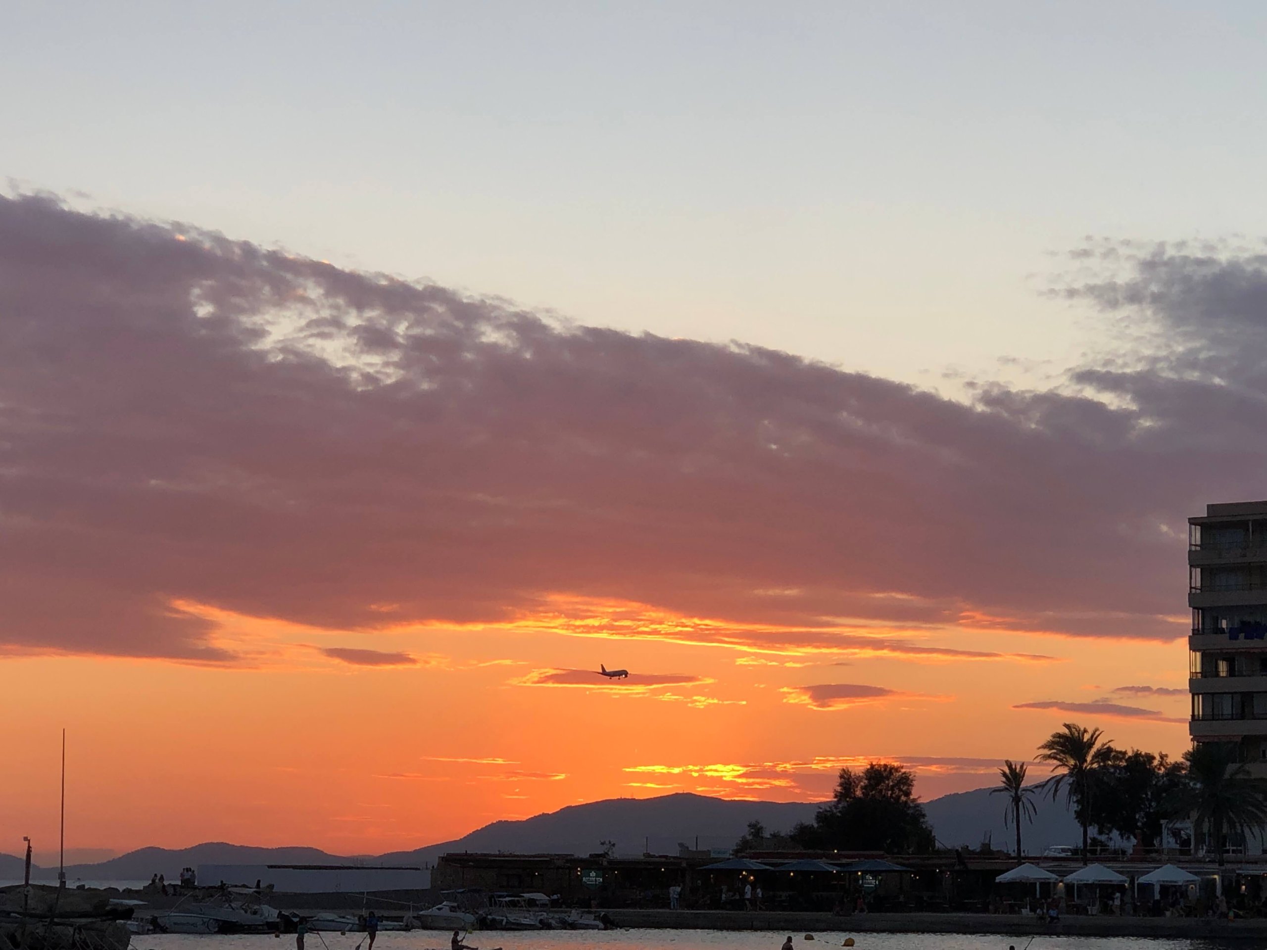 マヨルカ島の夕日