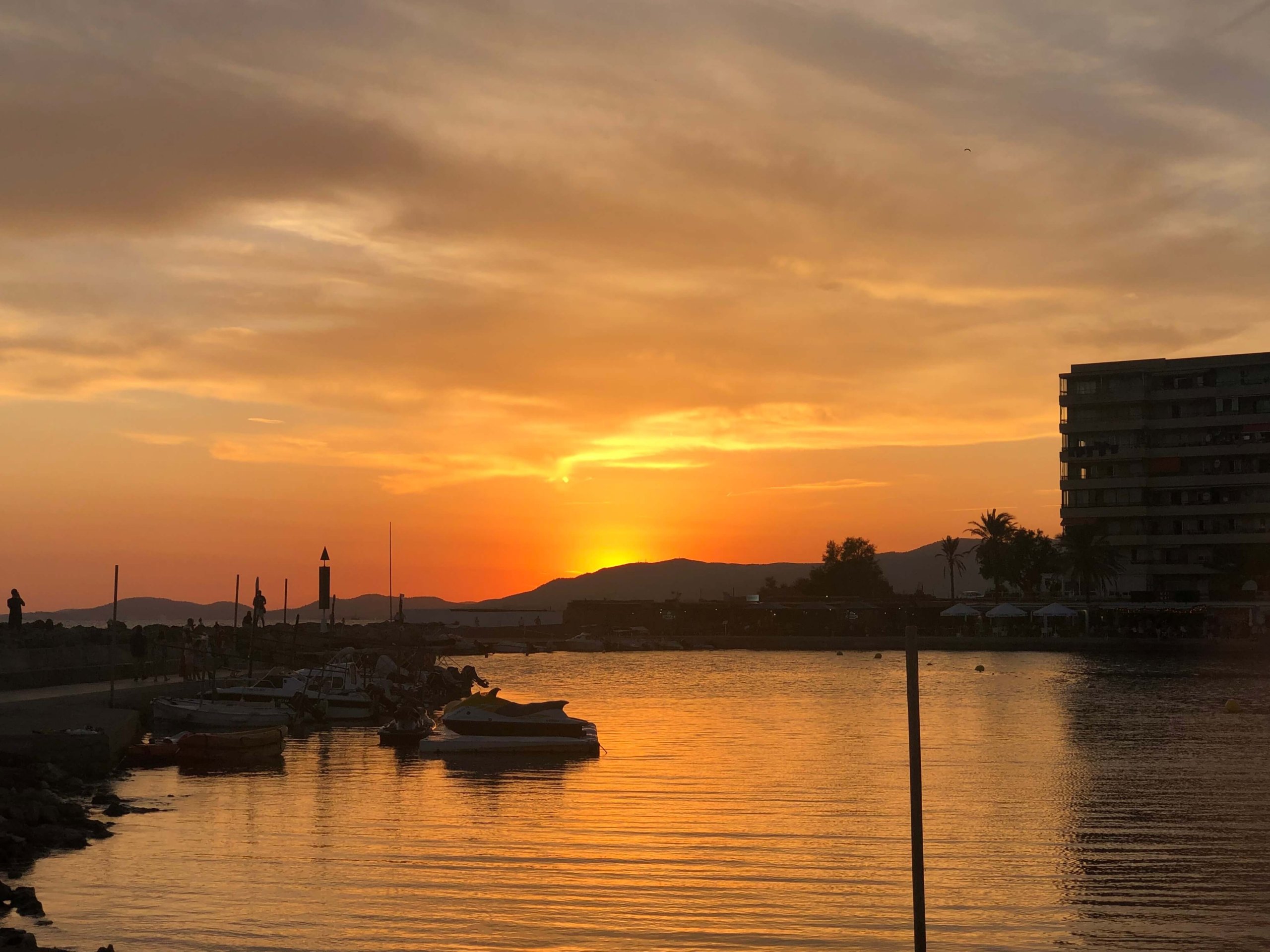 マヨルカ島の夕日