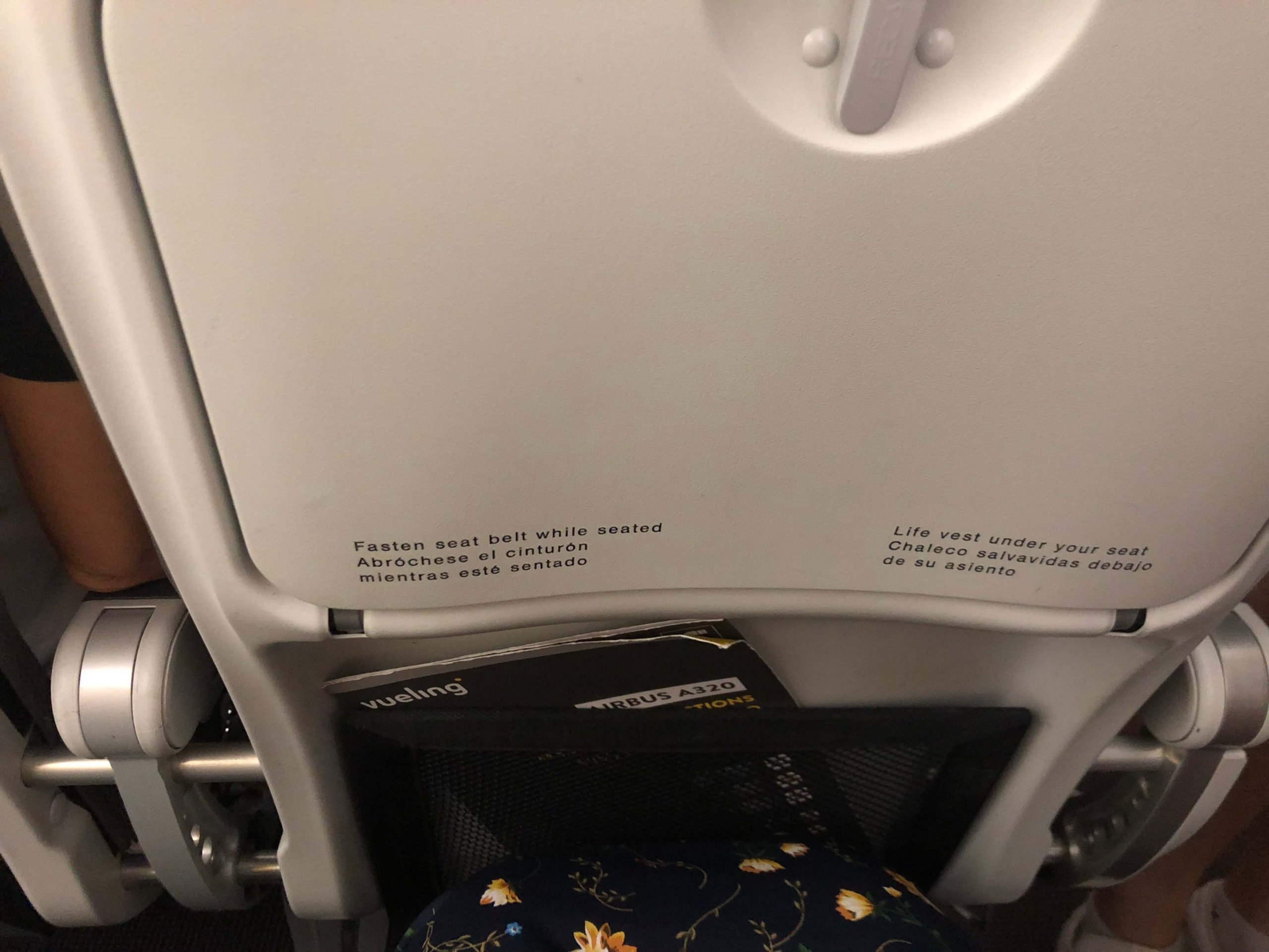 ブエリング航空機内