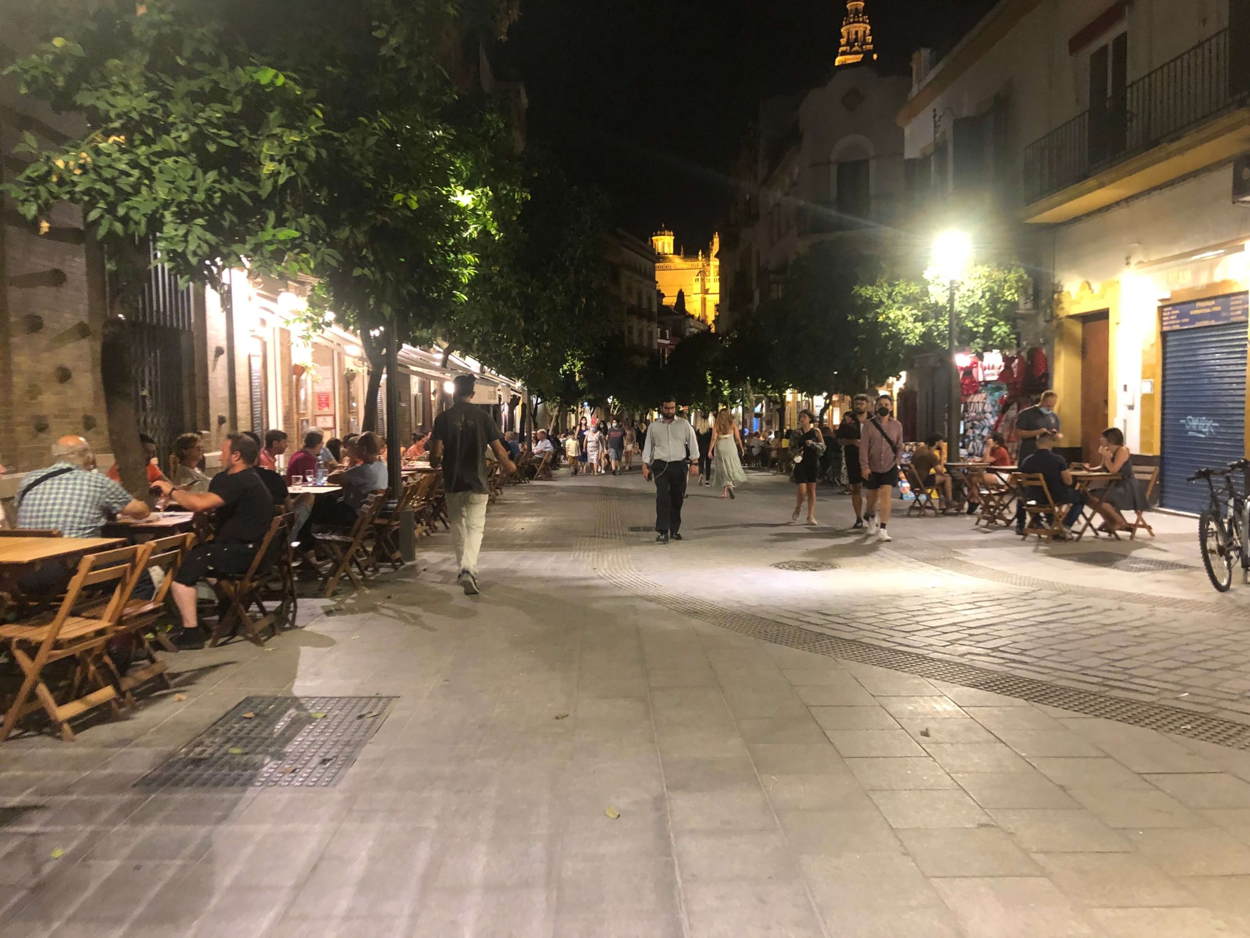 フラメンコショーからの帰り