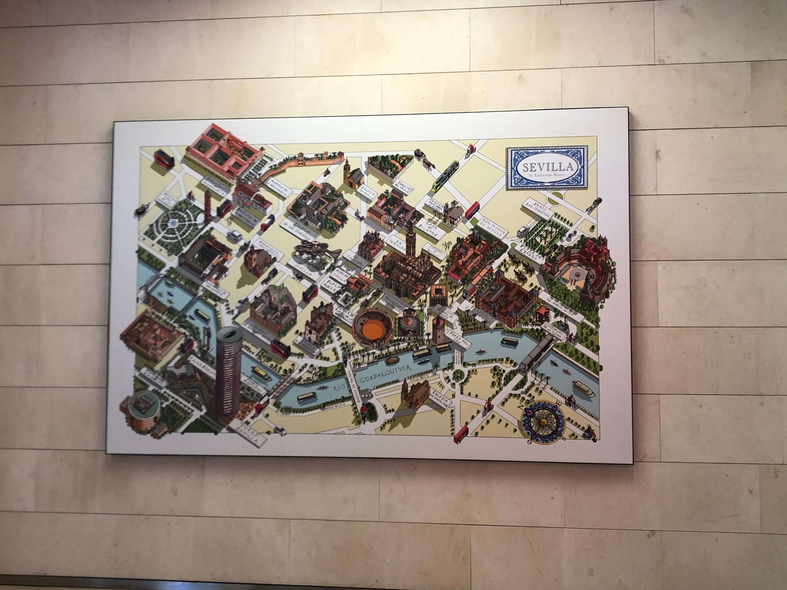 セビリアの地図