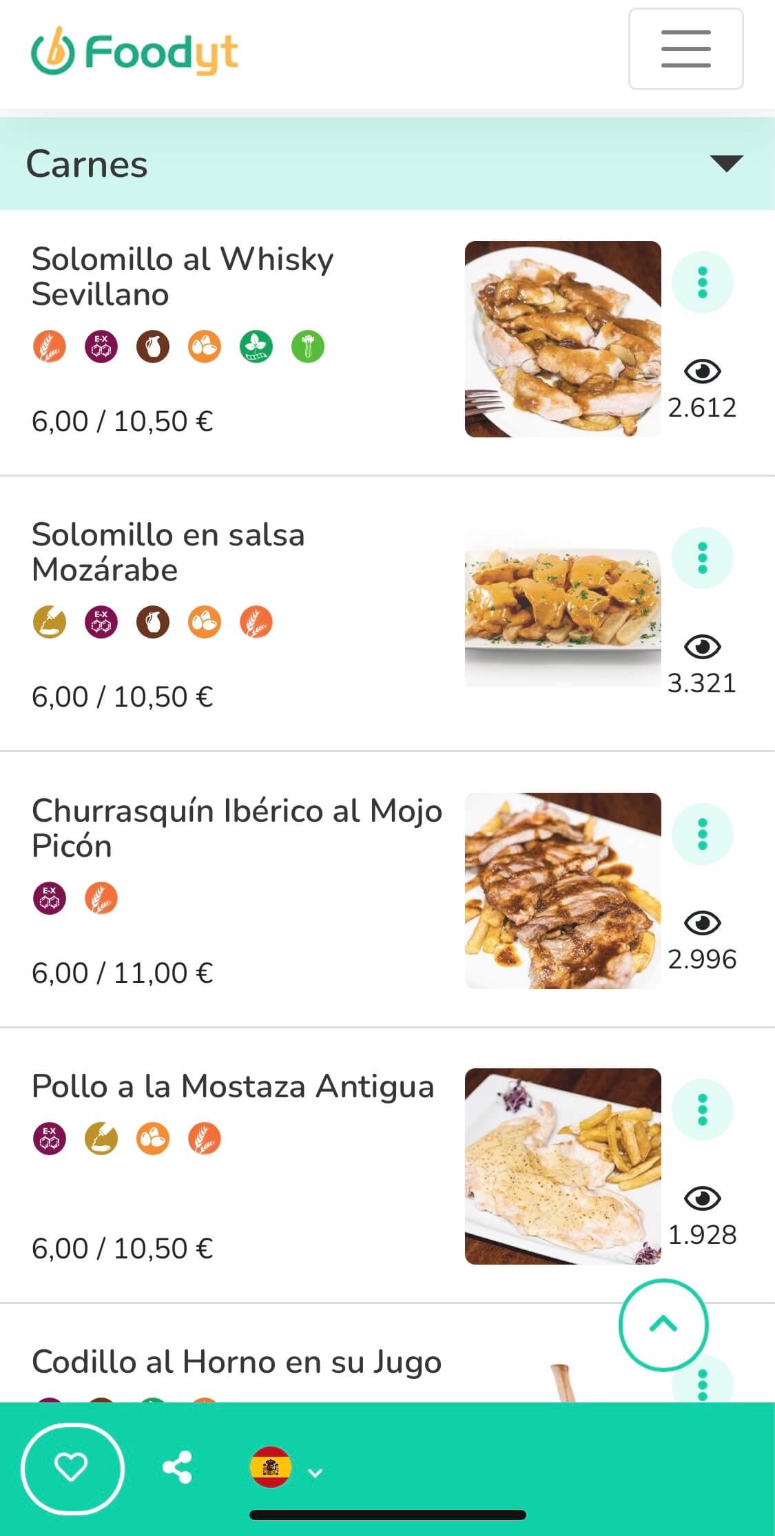 Dos de Mayo　メニュー