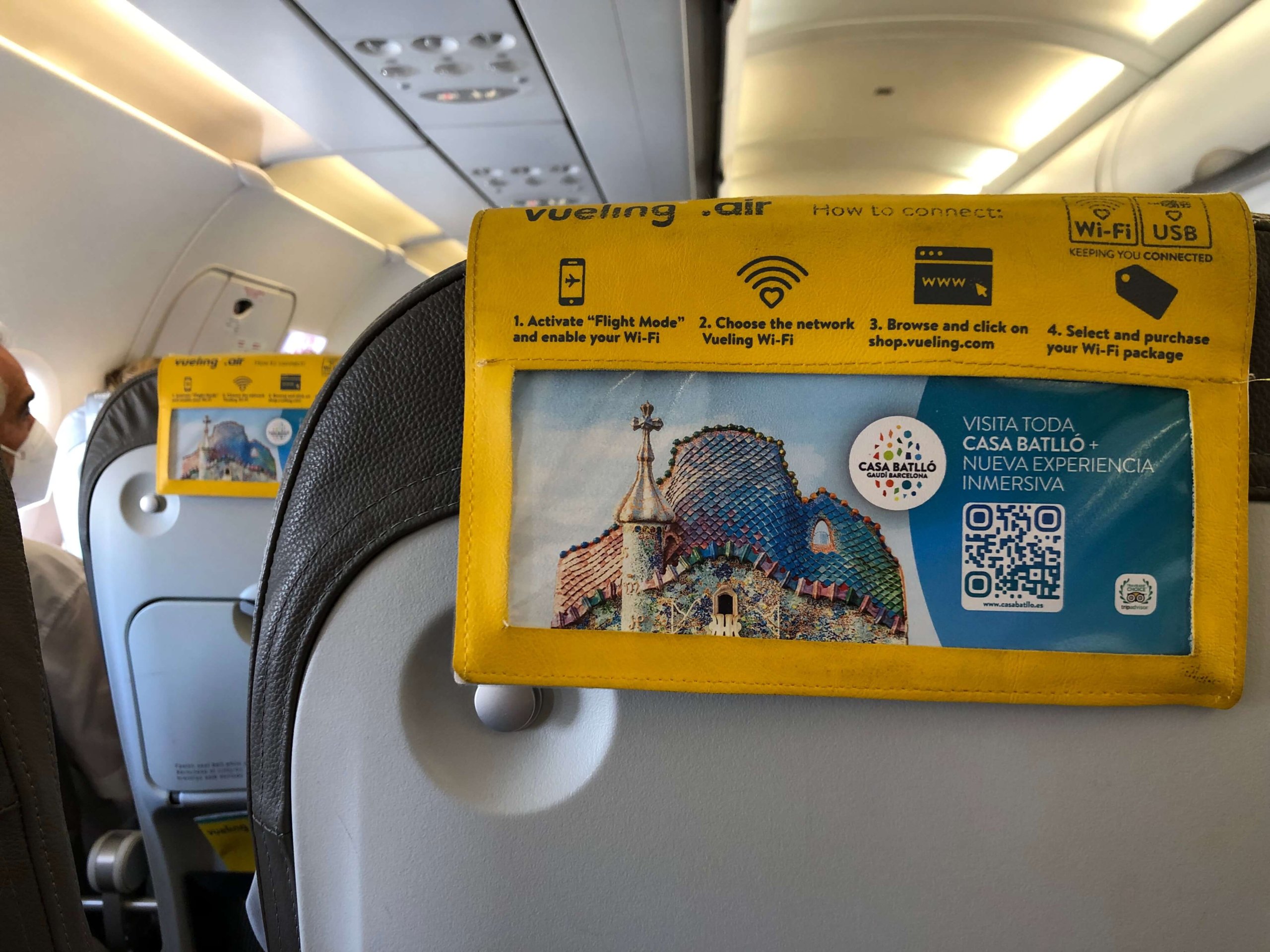 ブエリング航空機内