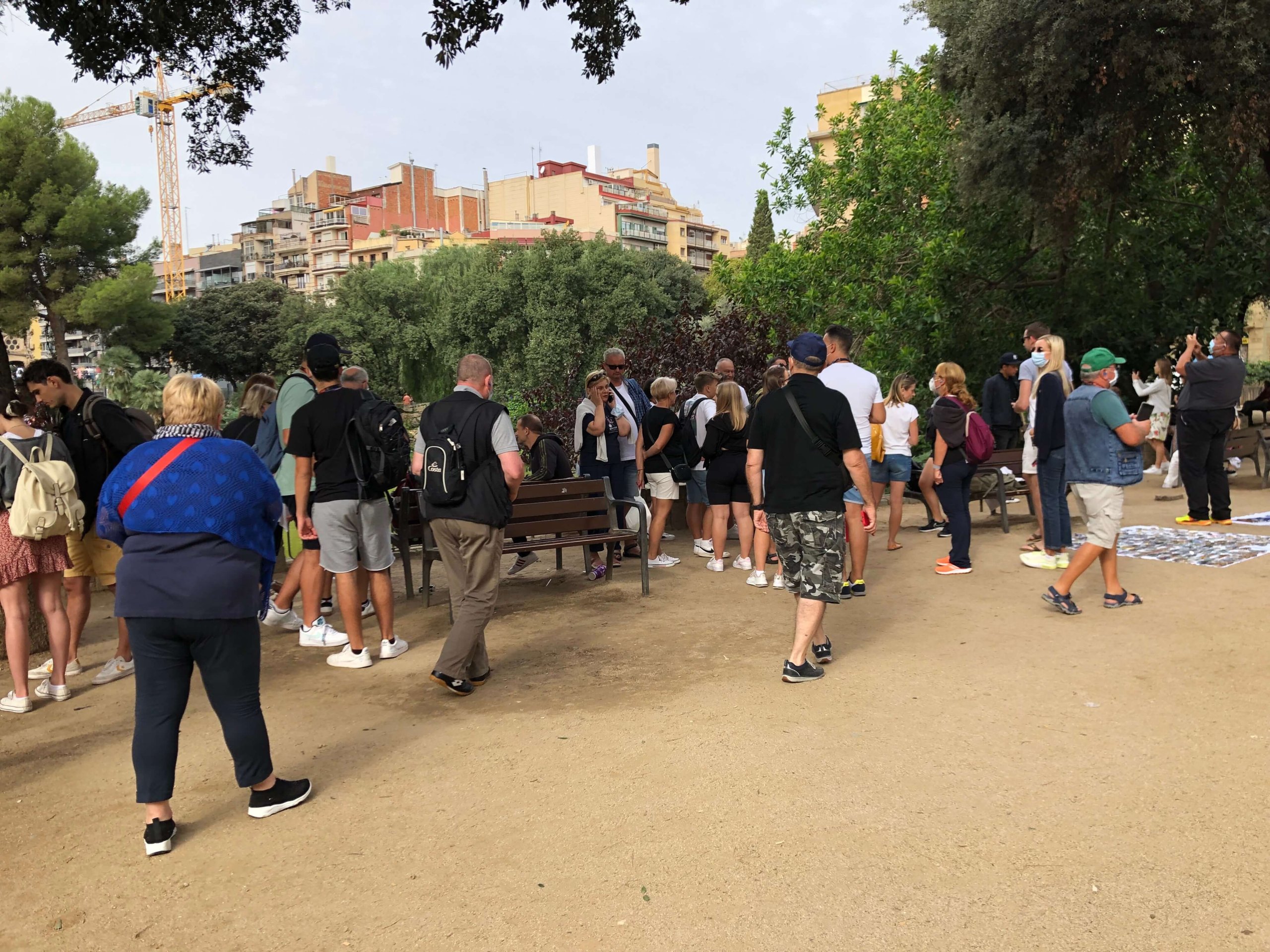 サグラダファミリア前の広場