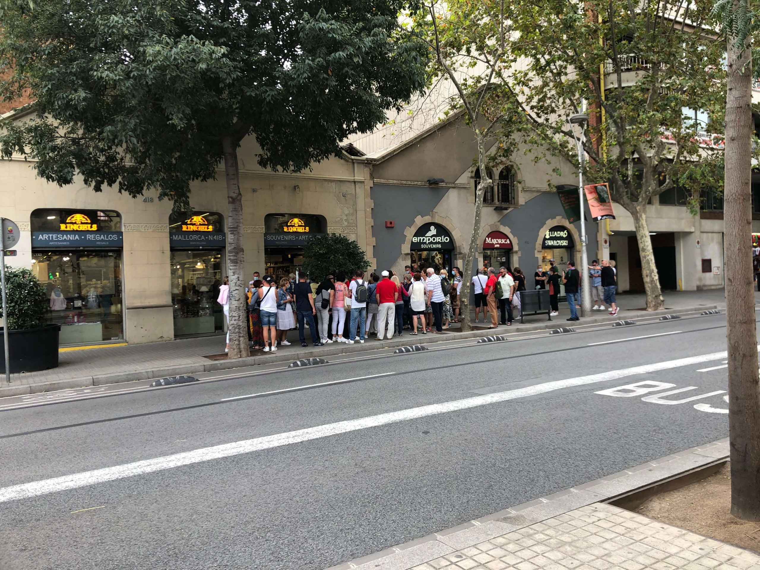 サグラダファミリアの近く