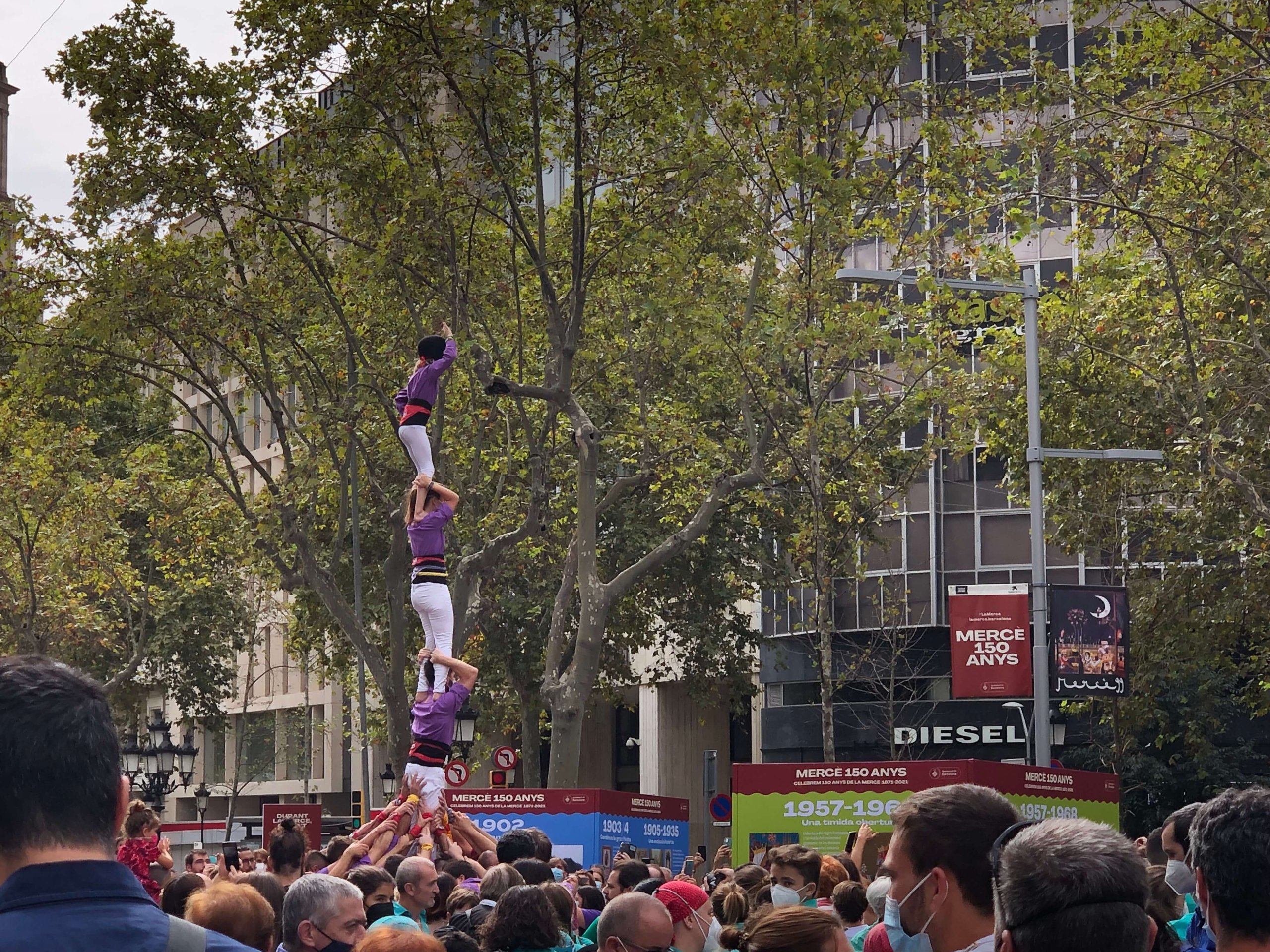 メルセ祭り・人間の塔