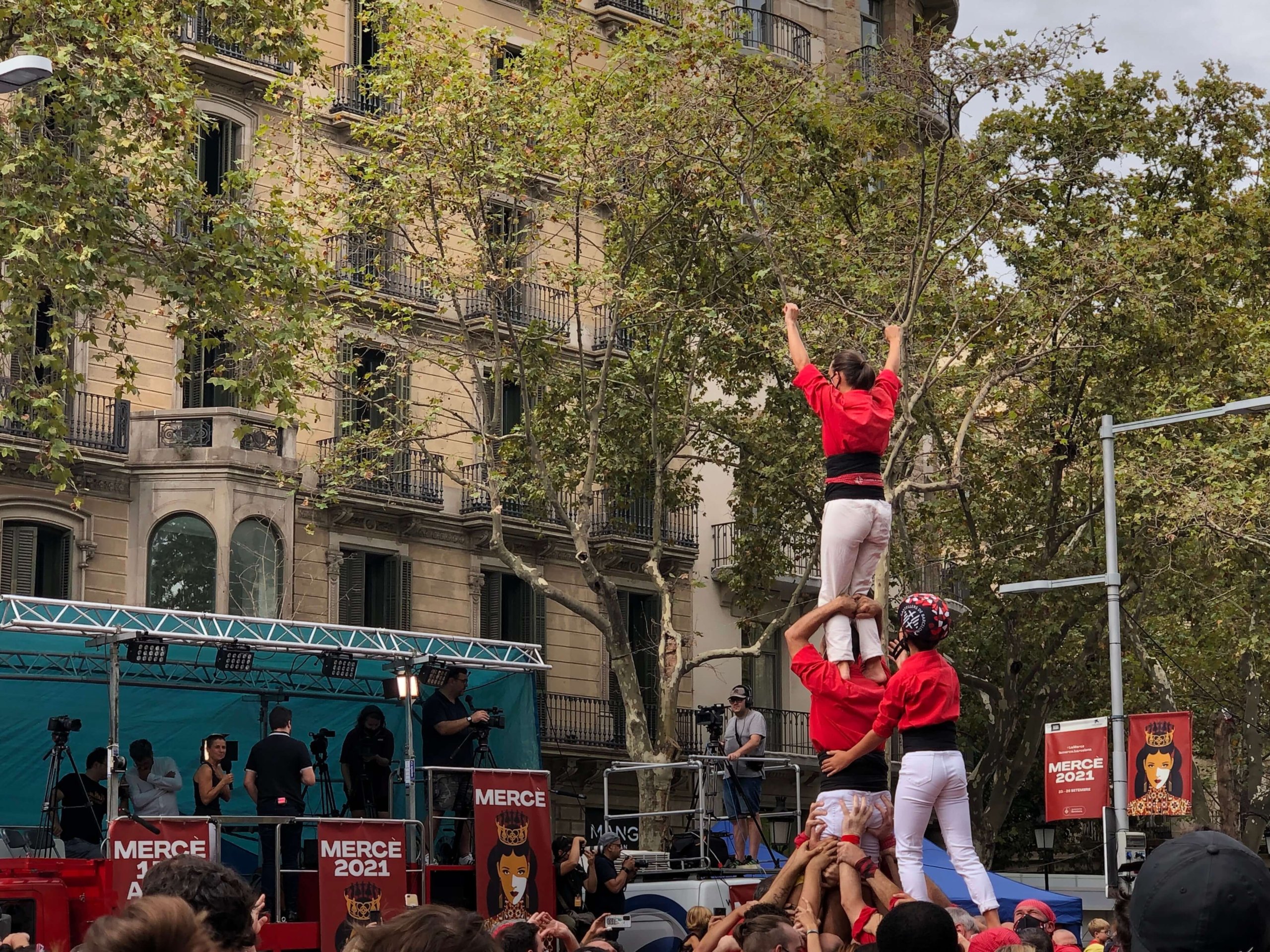 メルセ祭り・人間の塔