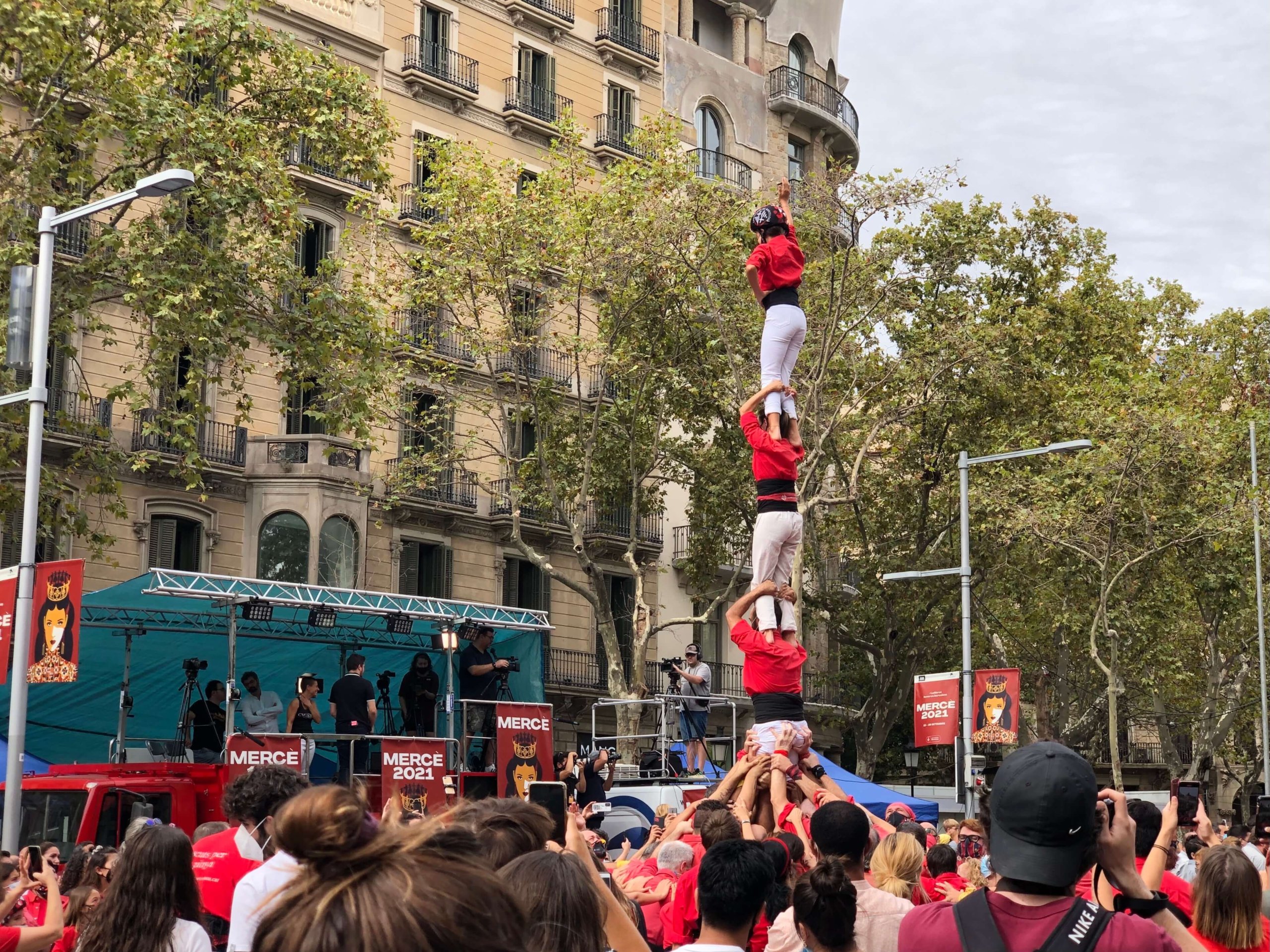 メルセ祭り・人間の塔