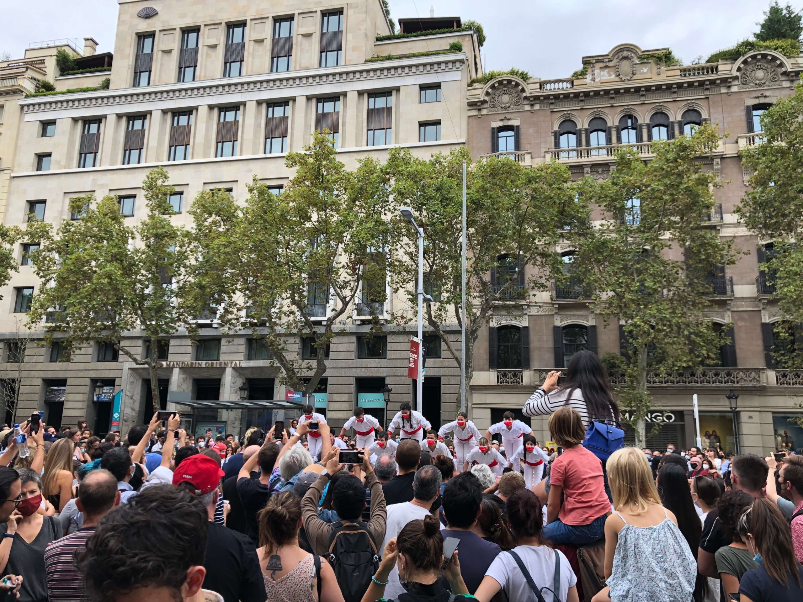 メルセ祭り・人間の塔