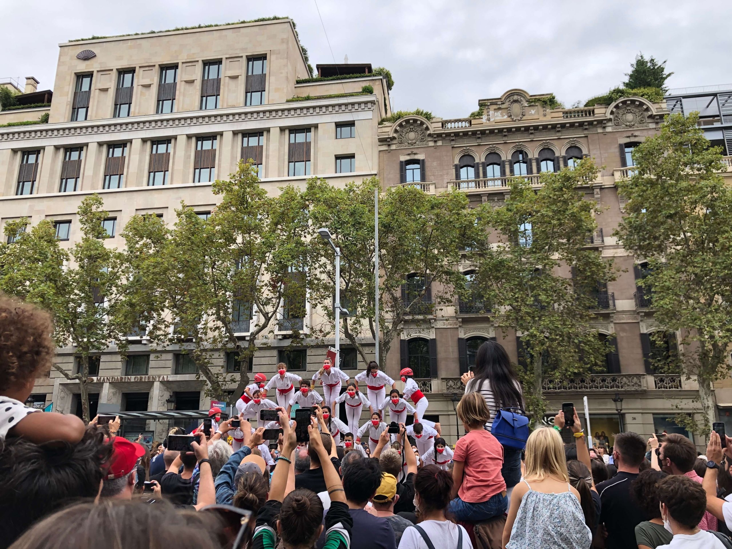 メルセ祭り・人間の塔