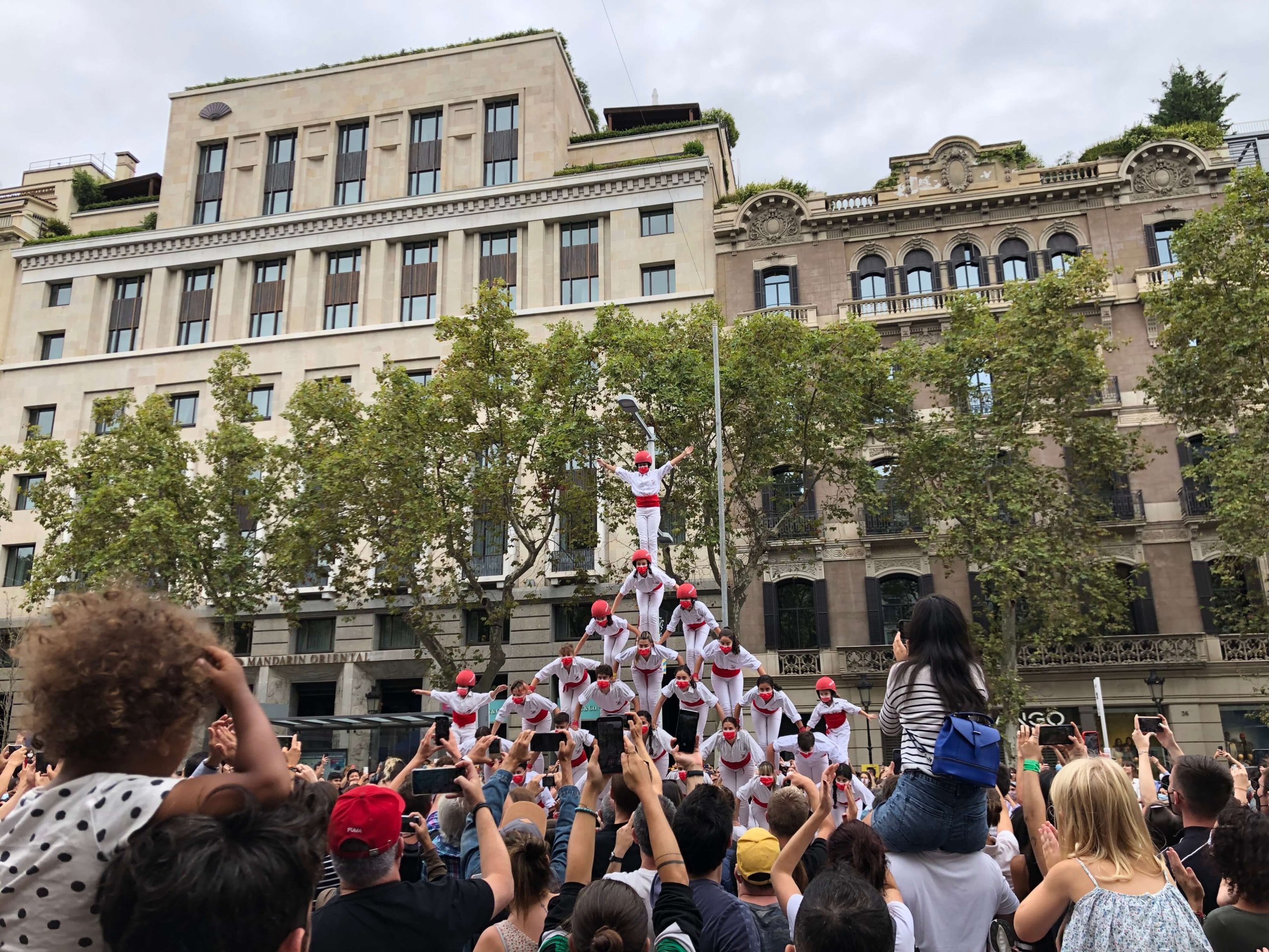 メルセ祭り・人間の塔